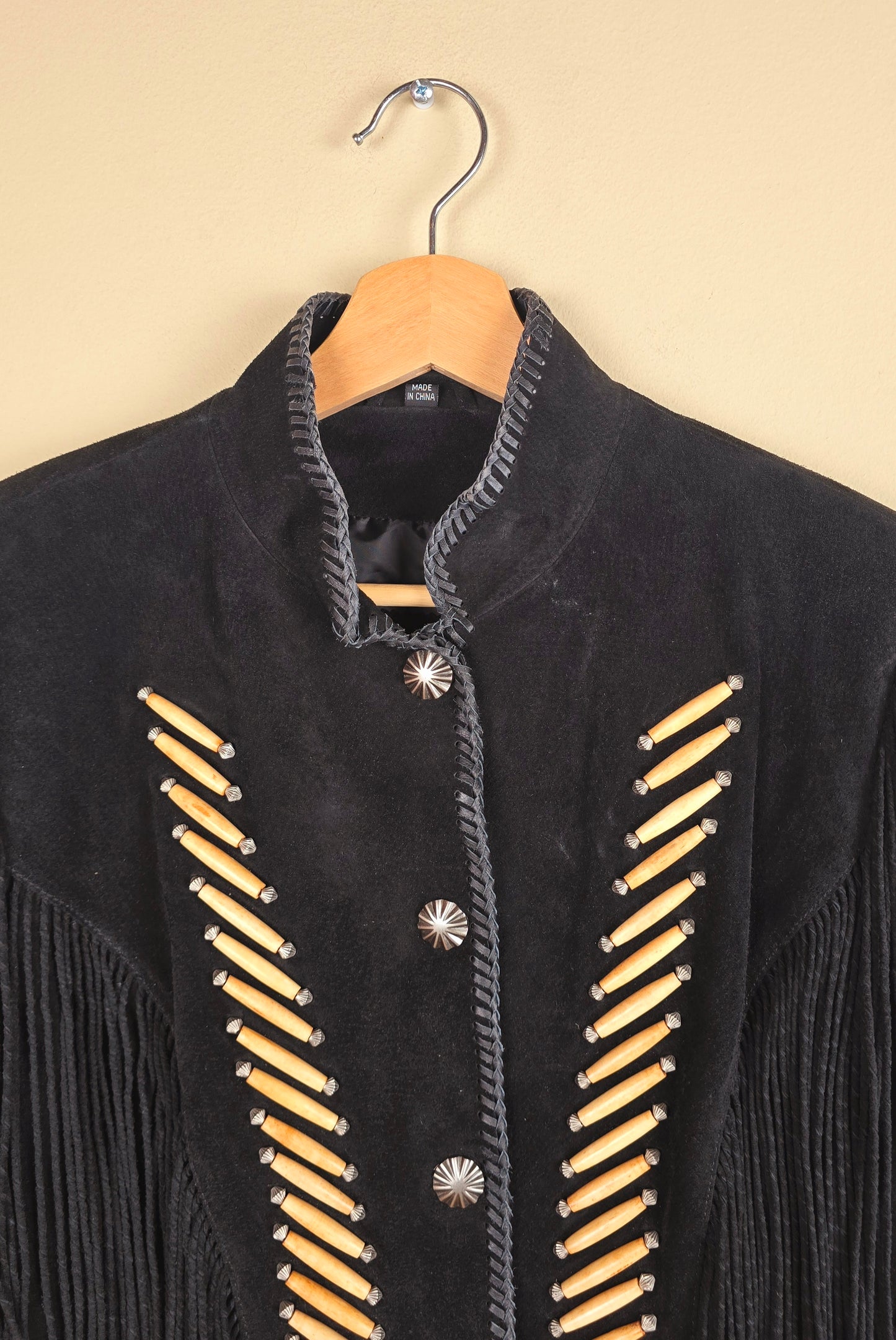 Vintage Cripple Creek Western Suede Leather Jacket (Size M) | IF09