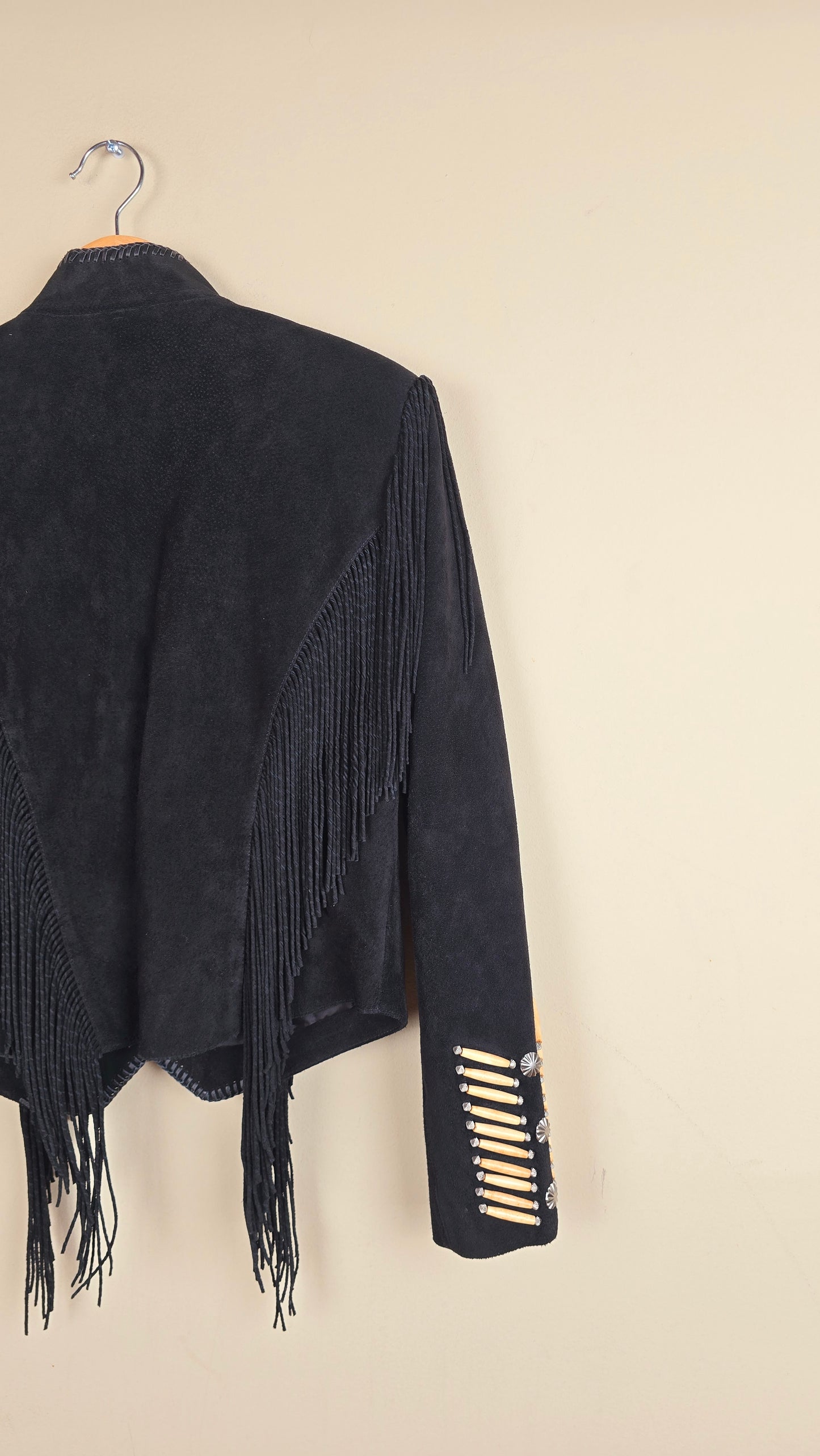 Vintage Cripple Creek Western Suede Leather Jacket (Size M) | IF09