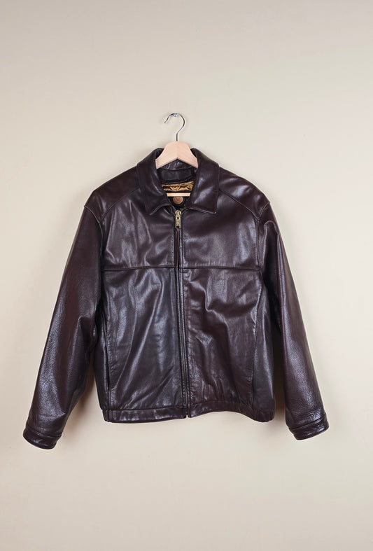 Vintage Classic Andrew Marc Leather Jacket (Size M) | IF11