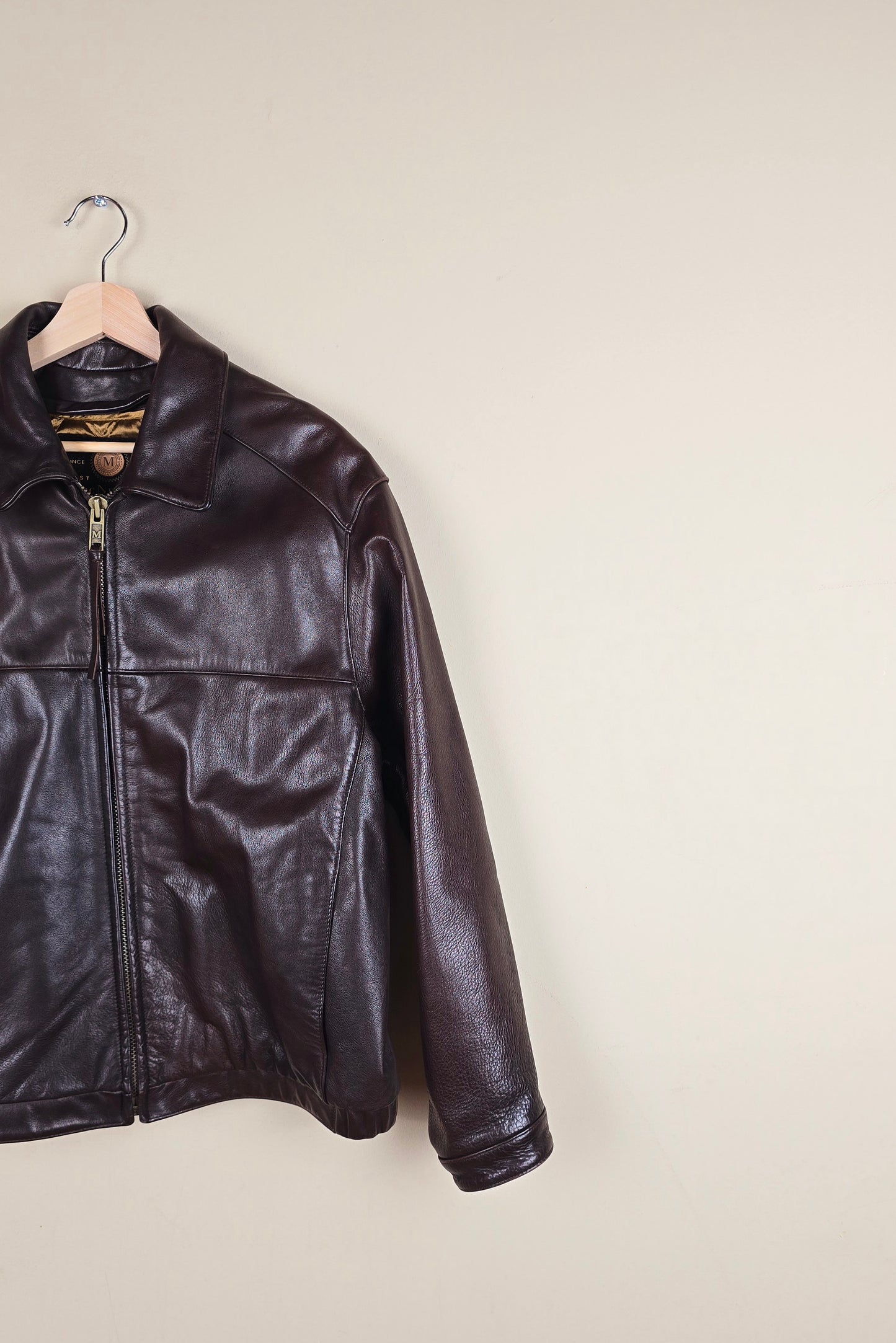 Vintage Classic Andrew Marc Leather Jacket (Size M) | IF11