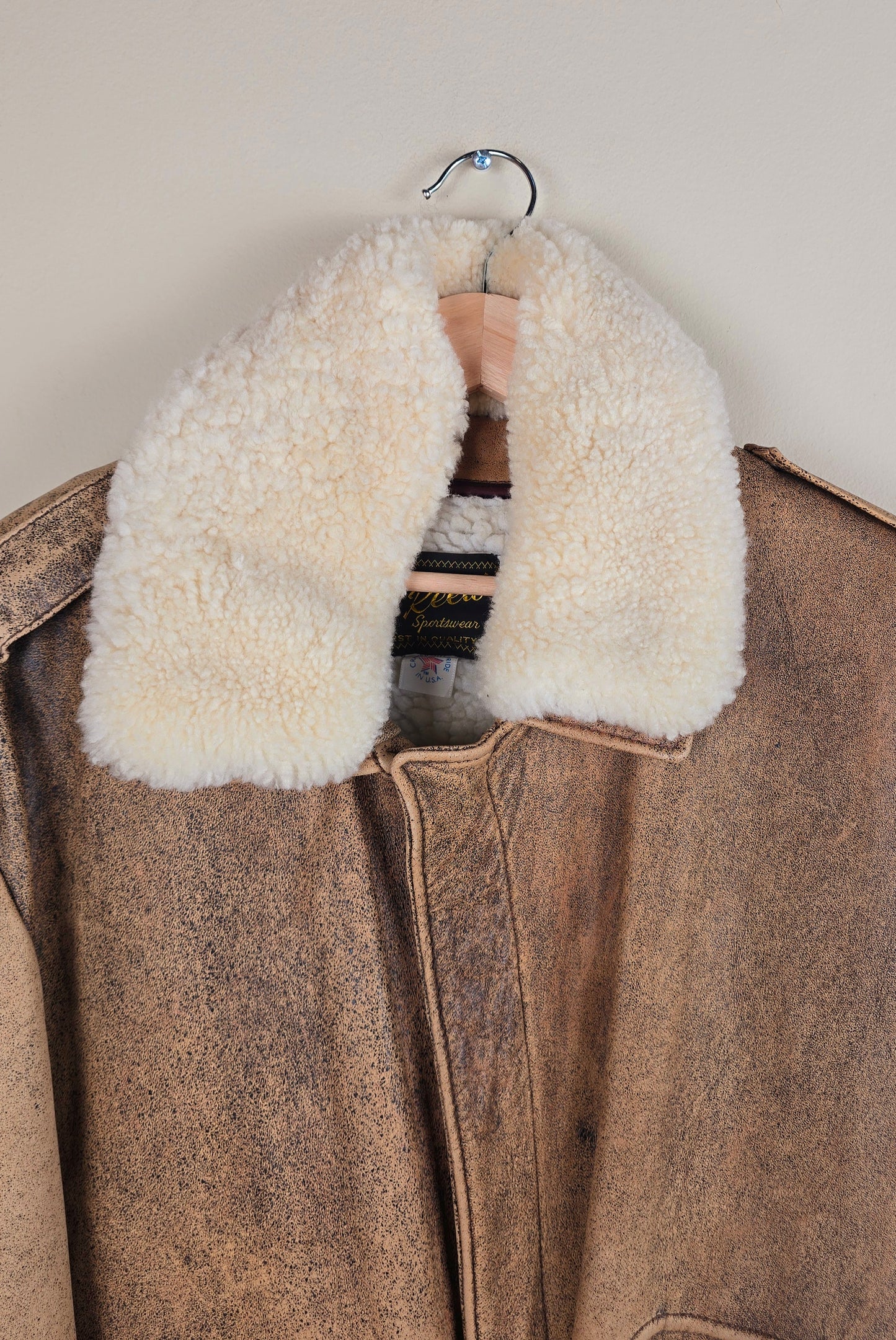 Vintage Reed Brown Leather Jacket (Size M/L) | IF13