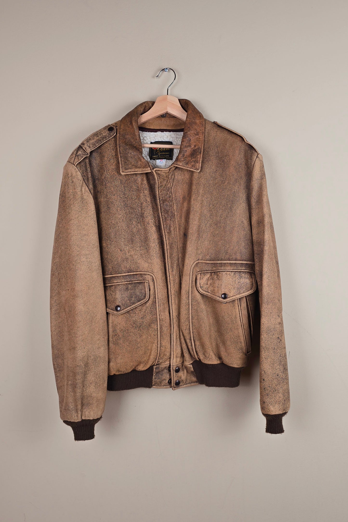Vintage Reed Brown Leather Jacket (Size M/L) | IF13