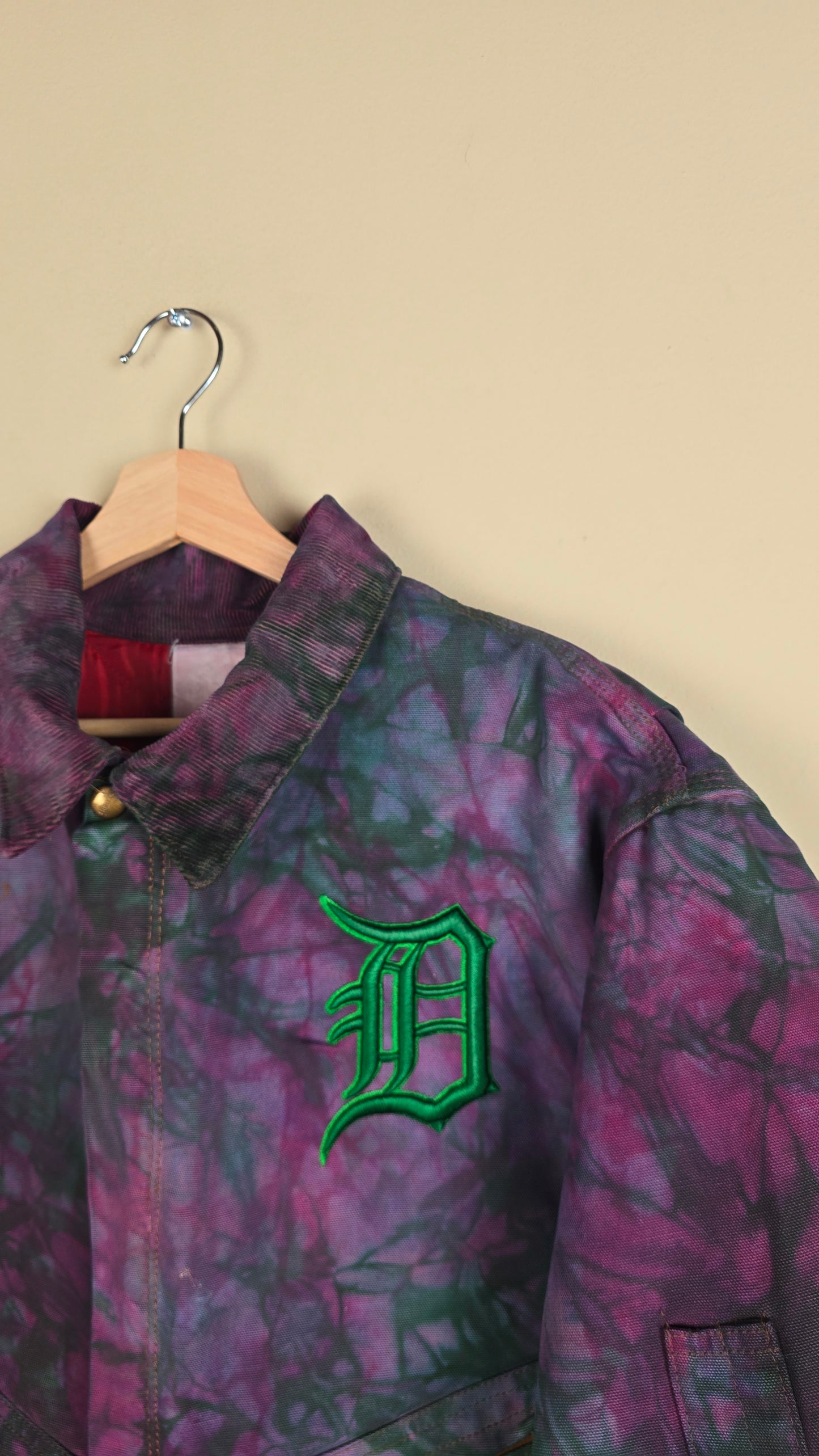 Vintage Carhartt X Detroit Cropped Jacket | Camo | Size XL | 001