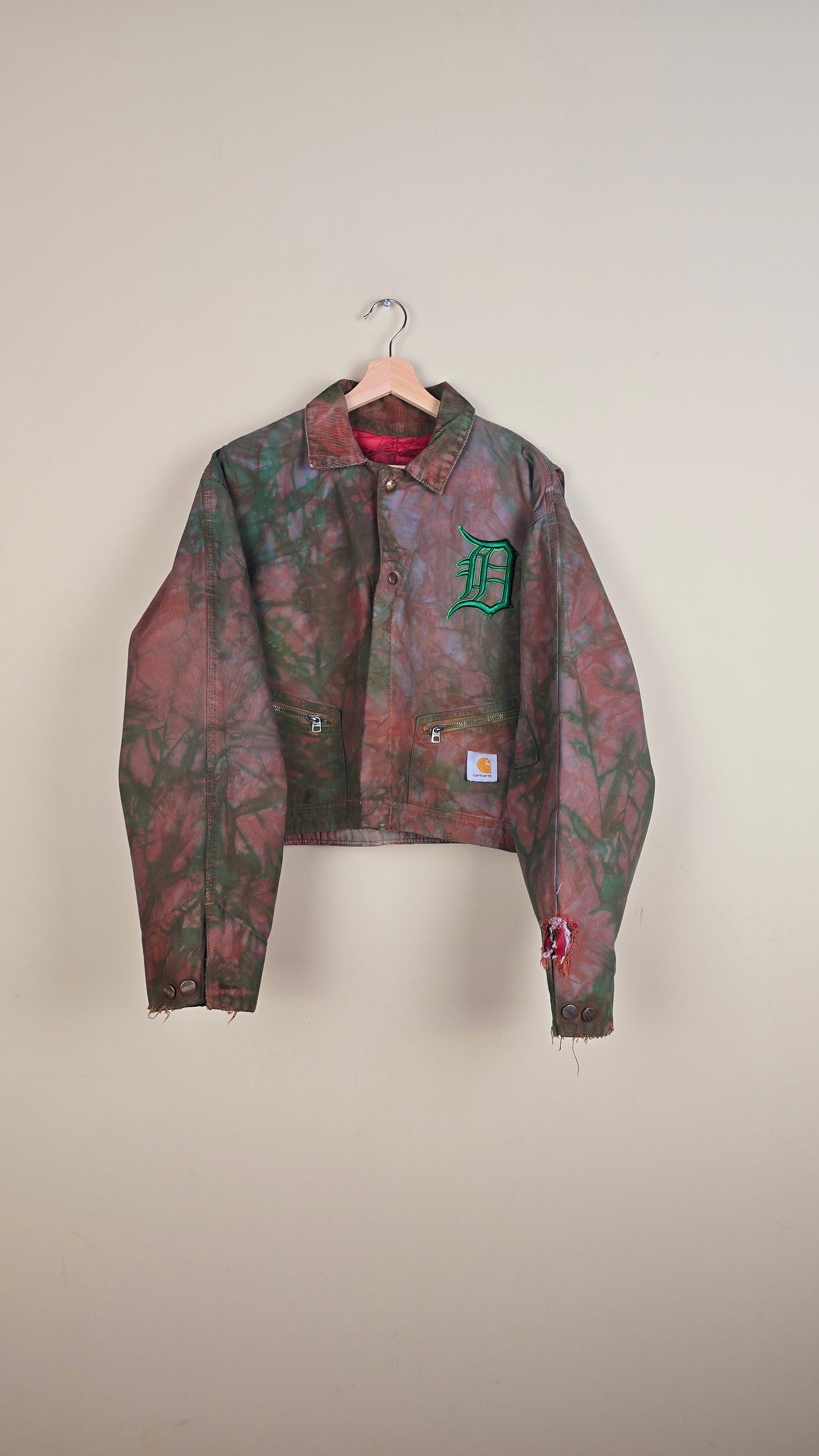 Vintage Carhartt X Detroit Cropped Jacket | Camo | Size M | 002