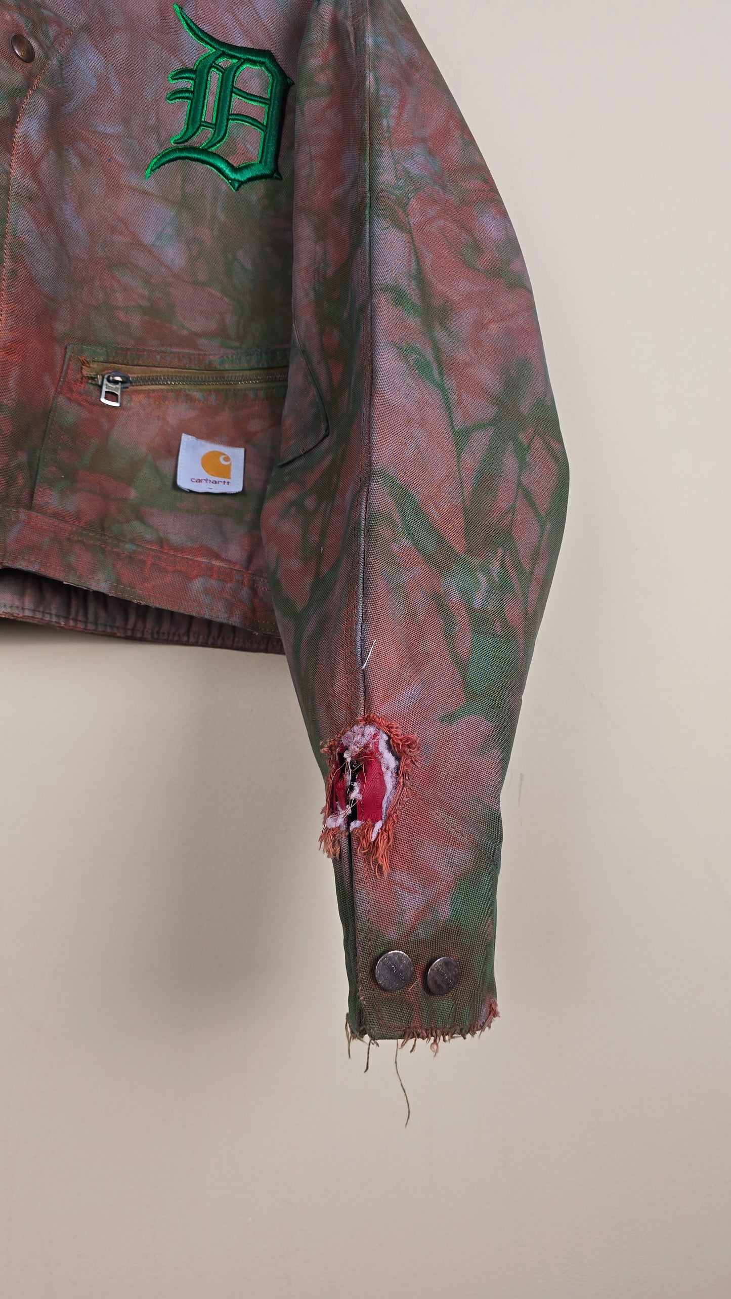 Vintage Carhartt X Detroit Cropped Jacket | Camo | Size M | 002