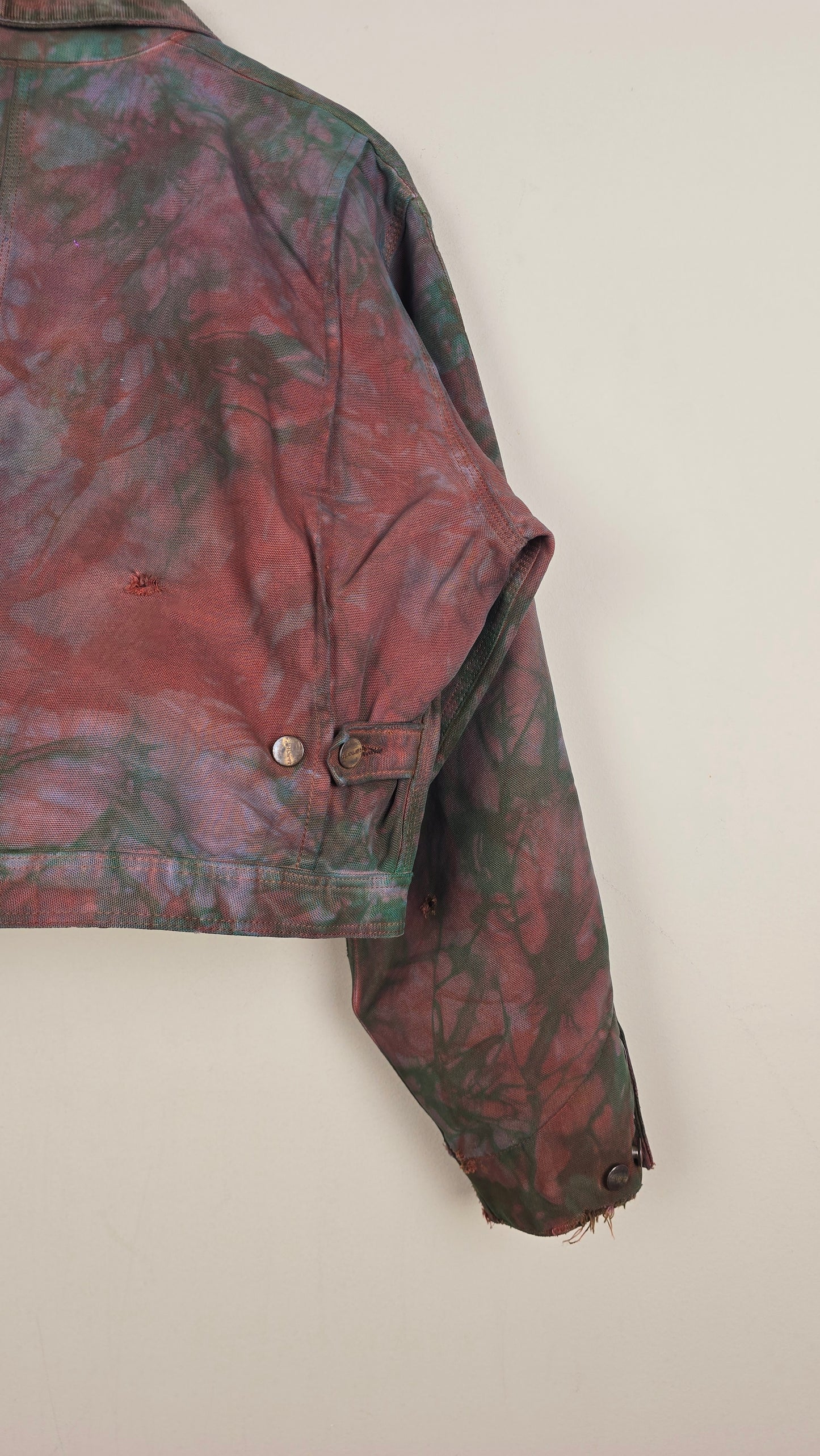 Vintage Carhartt X Detroit Cropped Jacket | Camo | Size M | 002