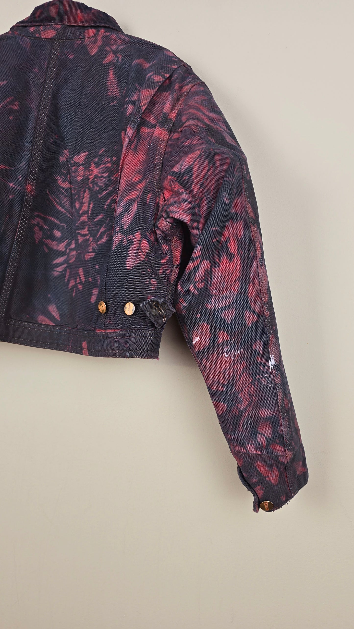 Vintage Carhartt X Detroit Cropped Jacket | Camo | Size L | 005