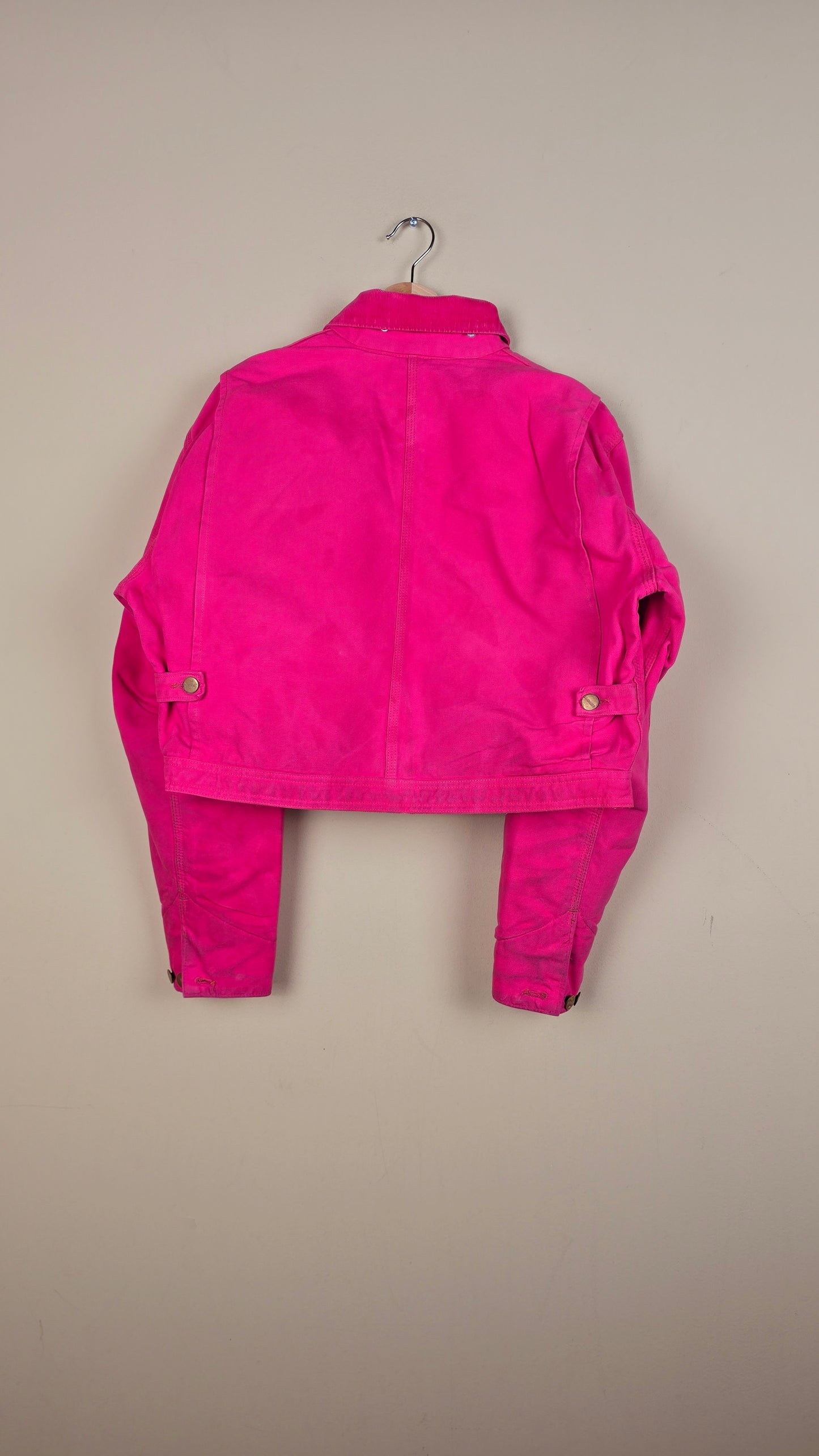 Vintage Carhartt X NY Yankees Cropped Jacket | Pink | Size M | 007