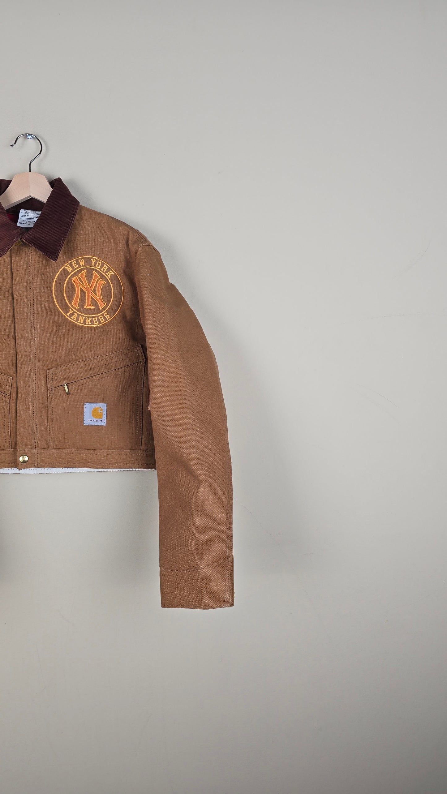 Vintage Carhartt X NY Yankees Cropped Jacket | Carton | Size S | 010
