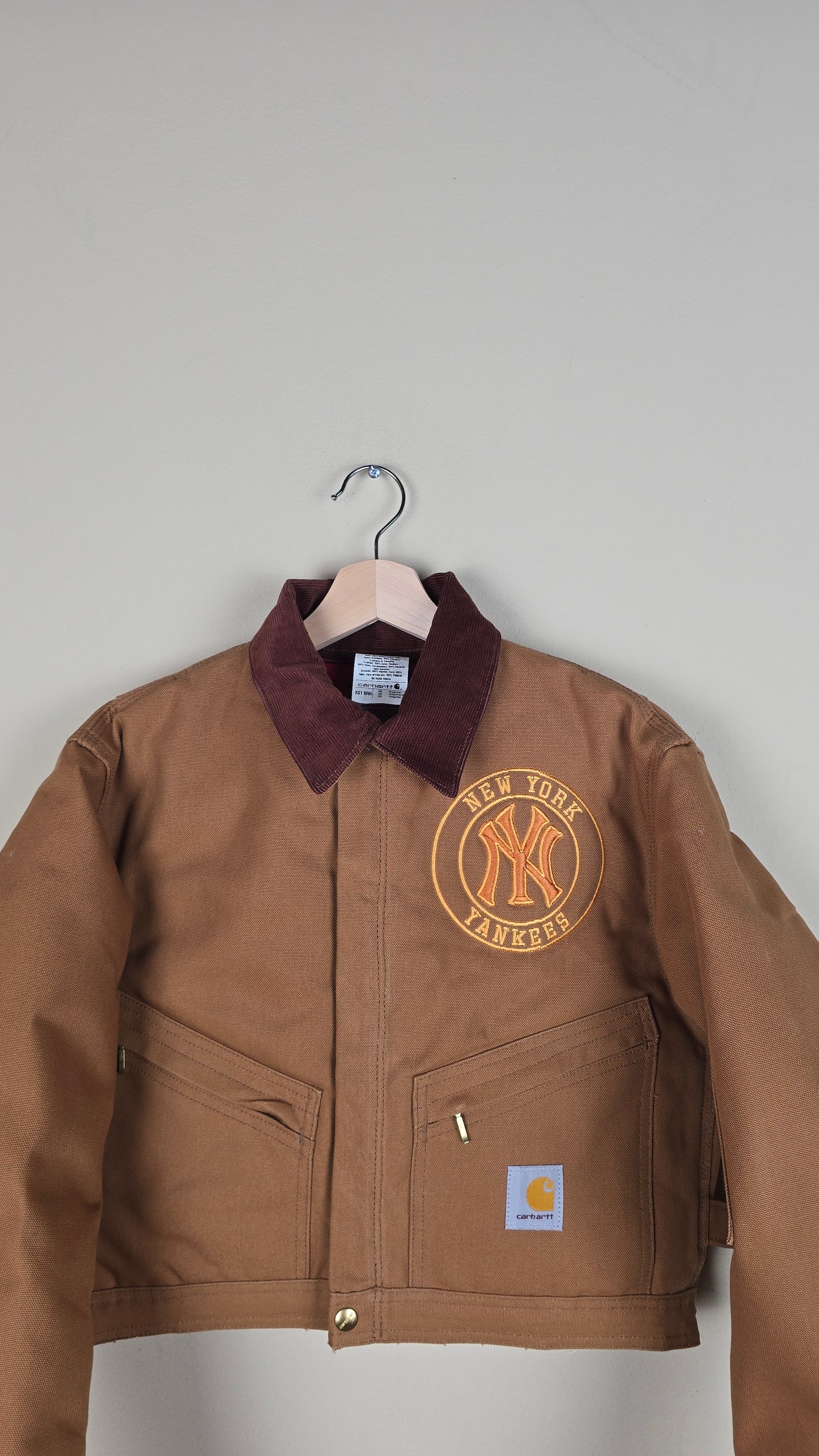 Vintage Carhartt X NY Yankees Cropped Jacket | Carton | Size S | 010