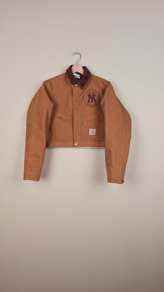 Vintage Carhartt X NY Yankees Cropped Jacket | Carton | Size XS | 011