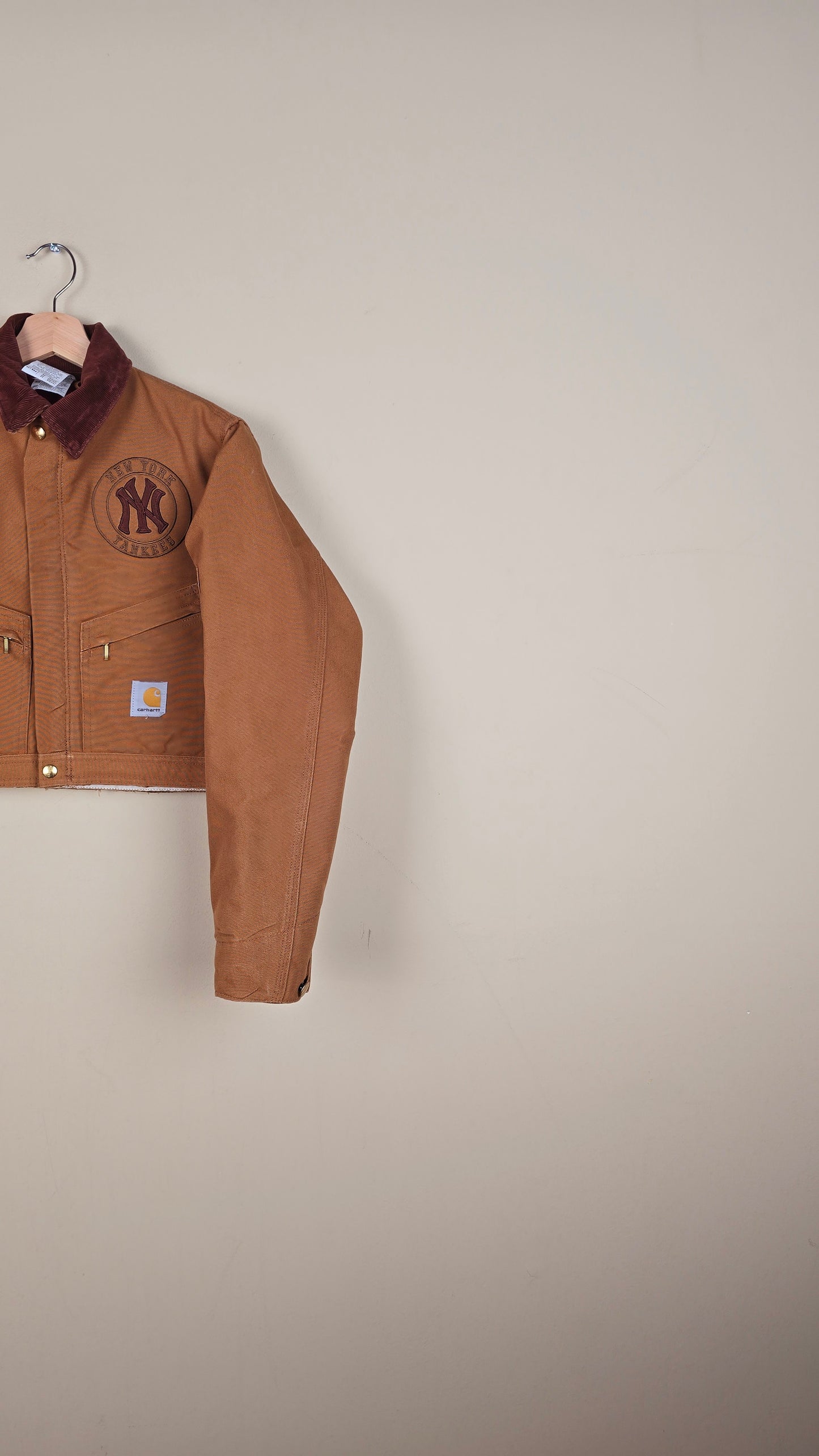 Vintage Carhartt X NY Yankees Cropped Jacket | Carton | Size XS | 011