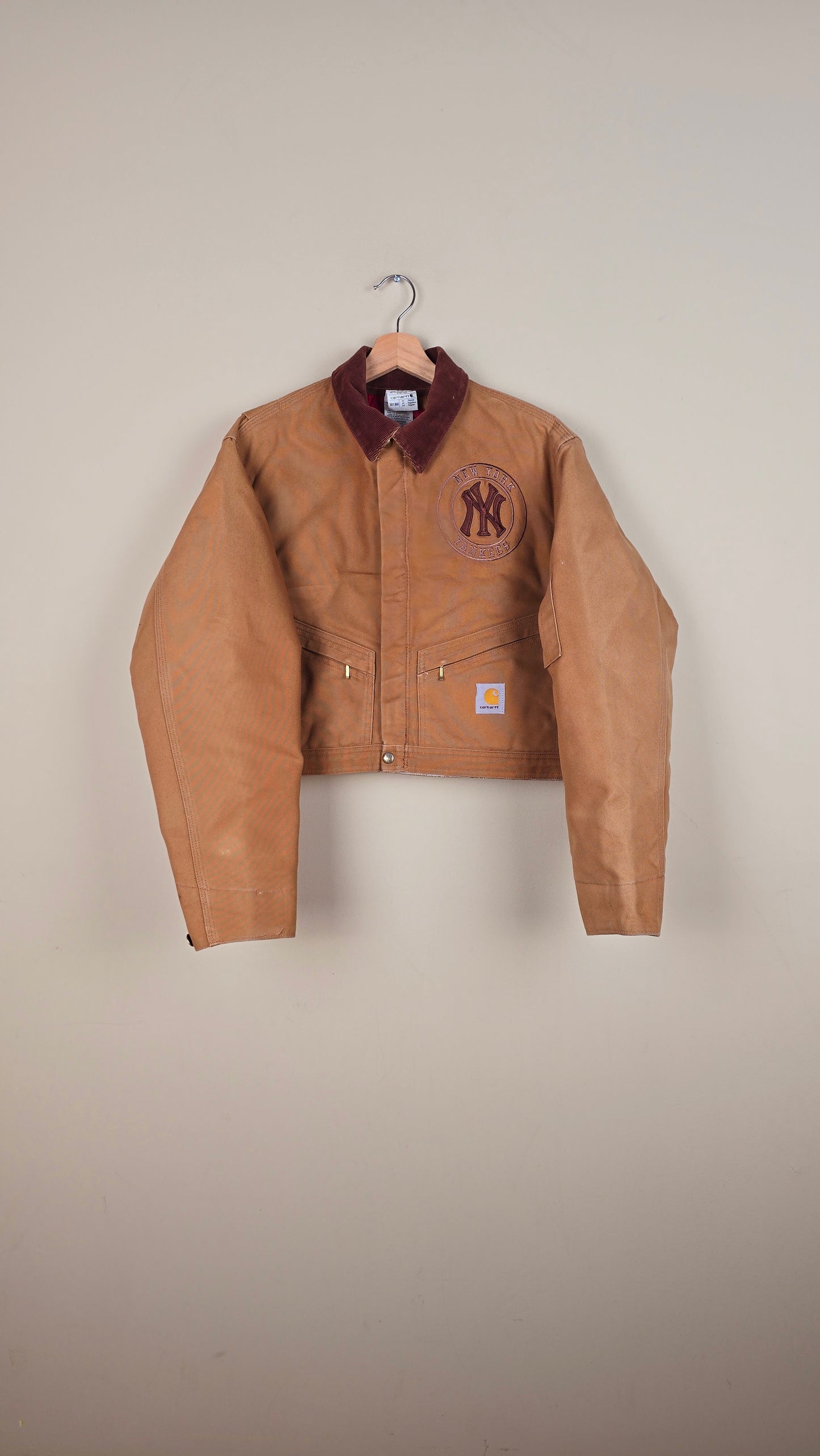 Vintage Carhartt X NY Yankees Cropped Jacket | Carton | Size M | 012