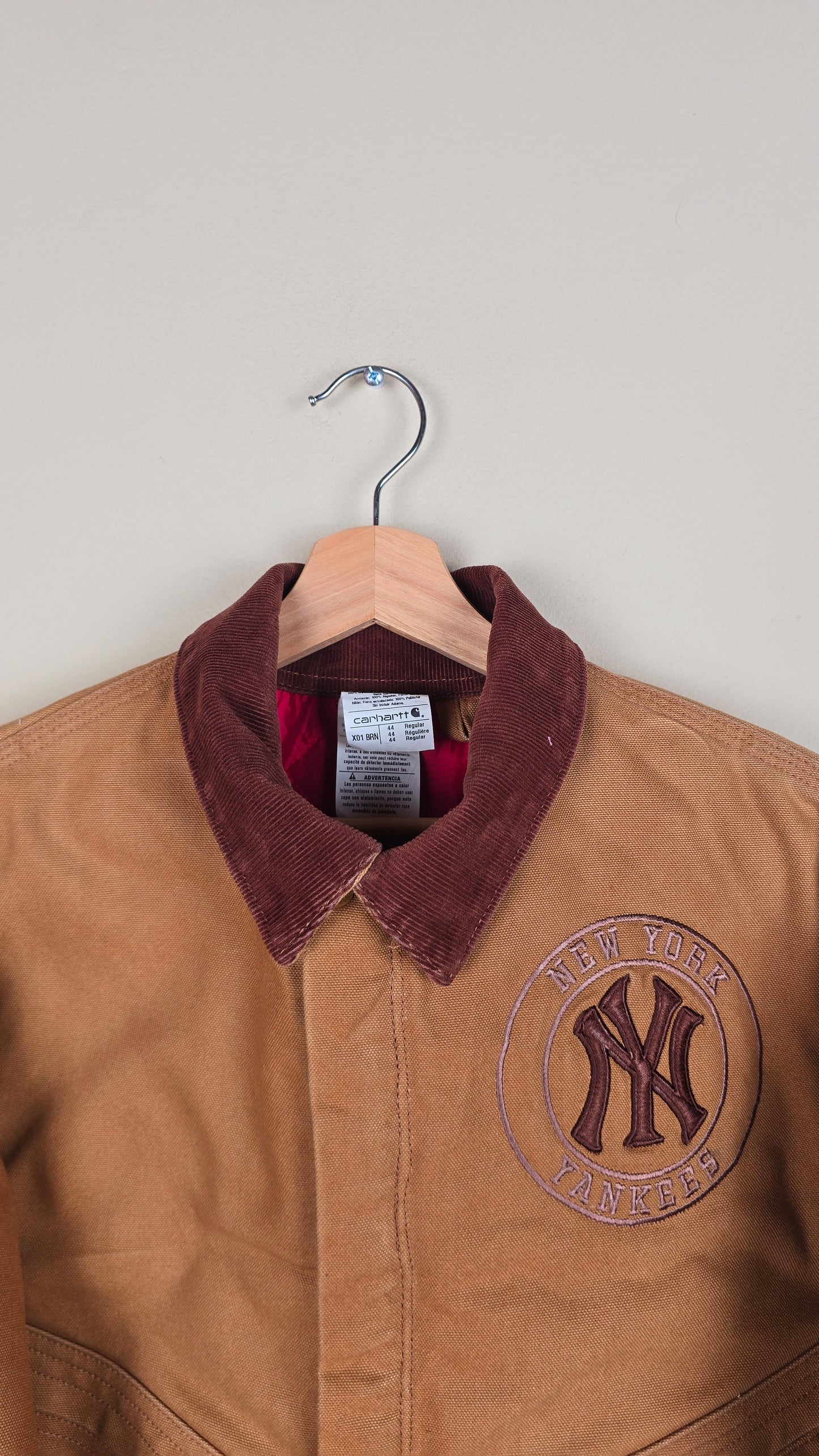 Vintage Carhartt X NY Yankees Cropped Jacket | Carton | Size M | 012