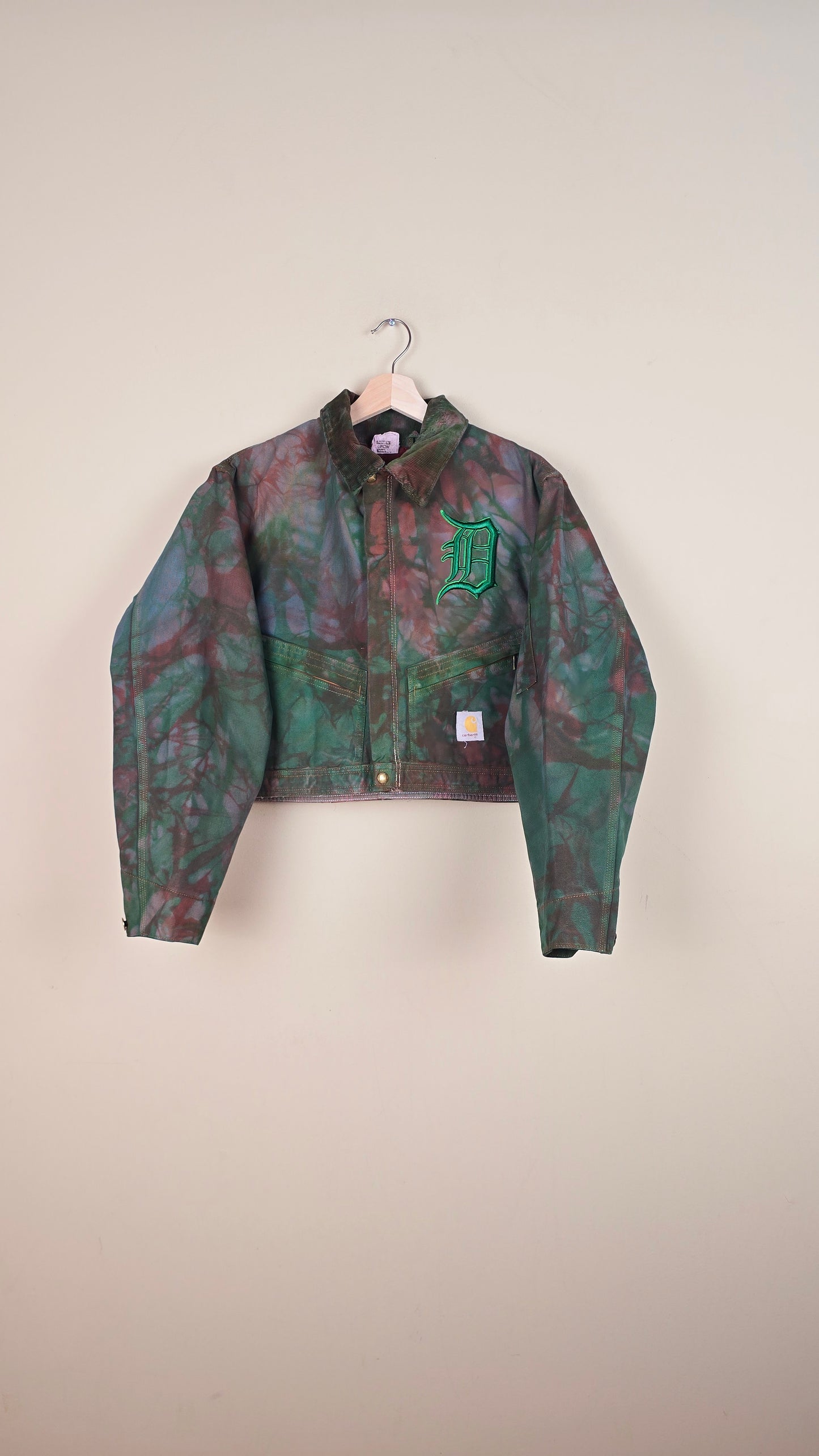 Vintage Carhartt X Detroit Cropped Jacket | Camo | Size M | 013
