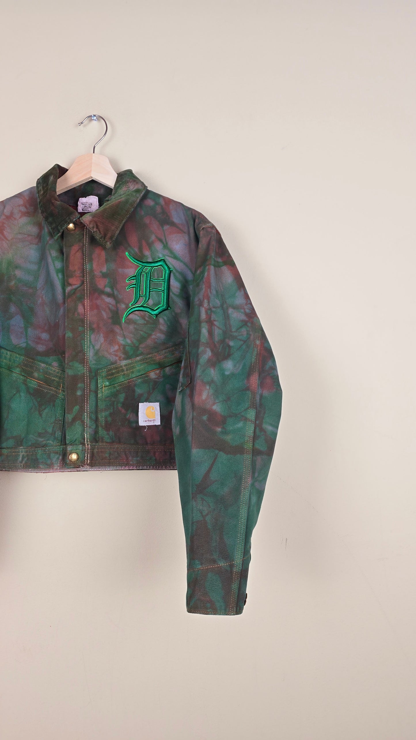 Vintage Carhartt X Detroit Cropped Jacket | Camo | Size M | 013