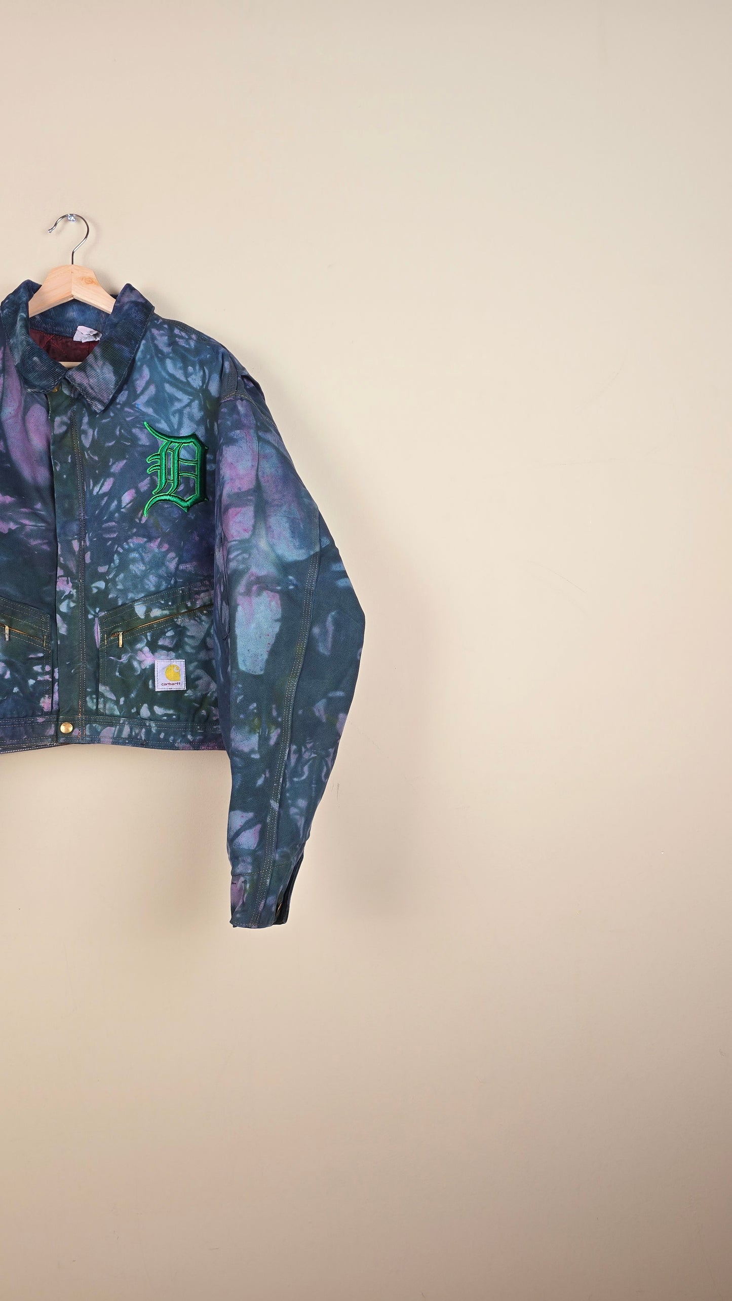 Vintage Carhartt X Detroit Cropped Jacket | Camo | Size 2XL | 014