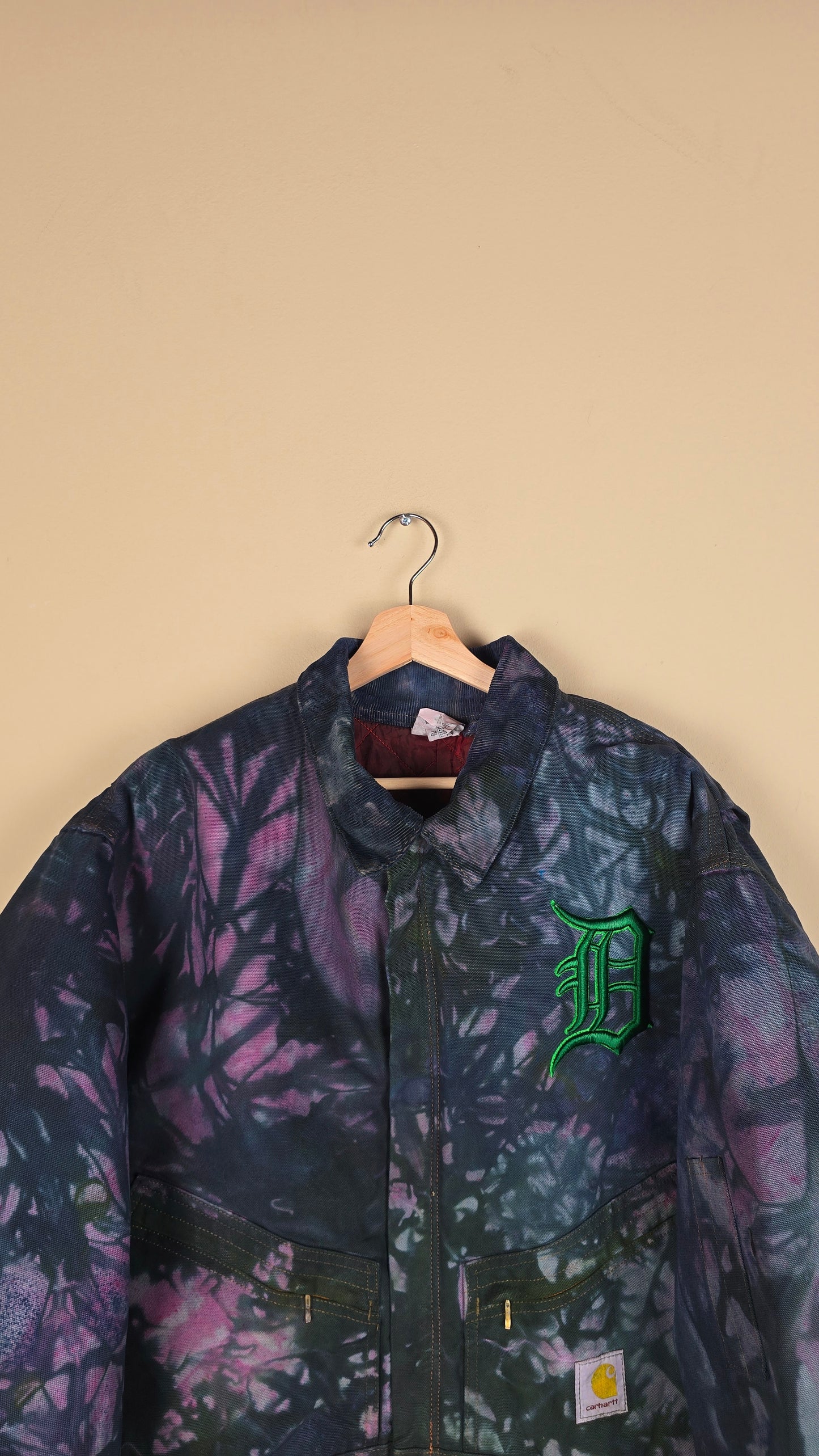 Vintage Carhartt X Detroit Cropped Jacket | Camo | Size 2XL | 014