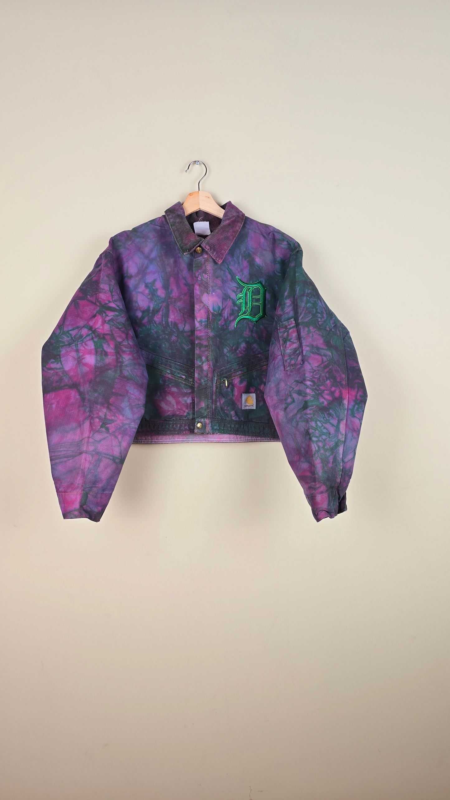 Vintage Carhartt X Detroit Cropped Jacket | Camo | Size XL | 015