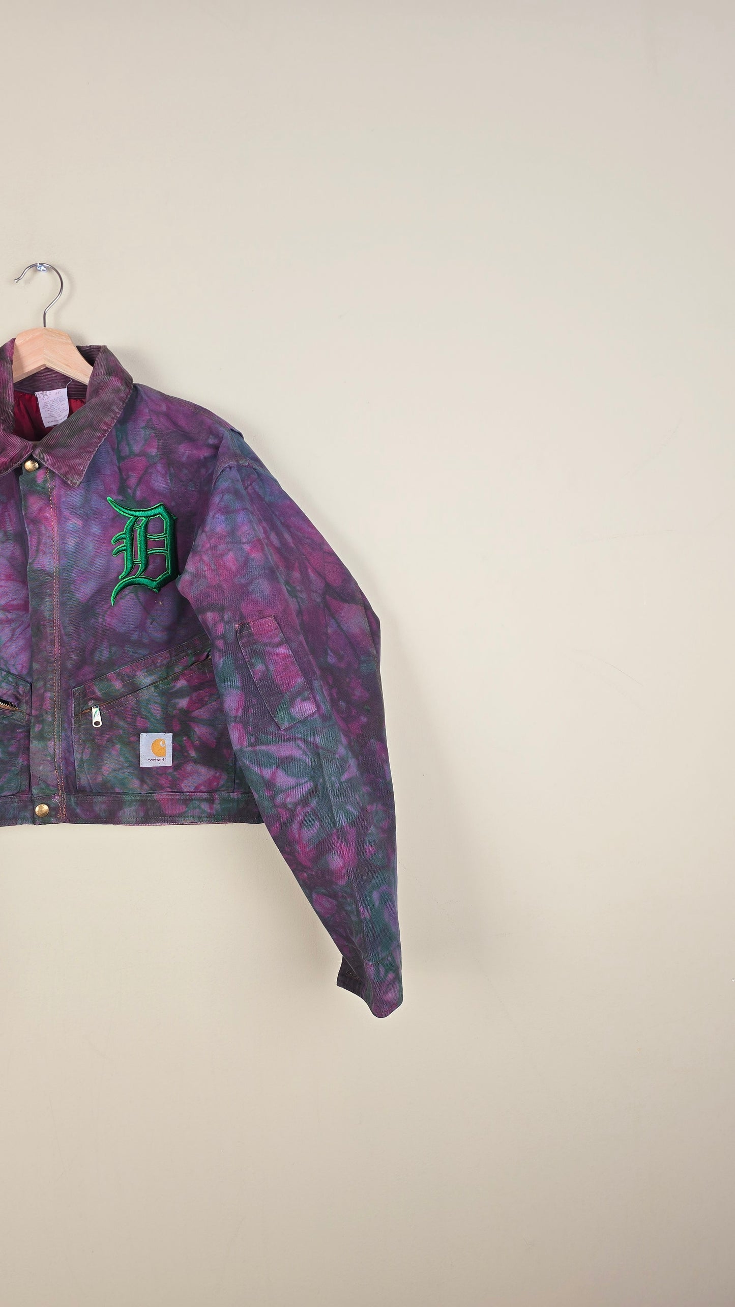 Vintage Carhartt X Detroit Cropped Jacket | Camo | Size M | 016