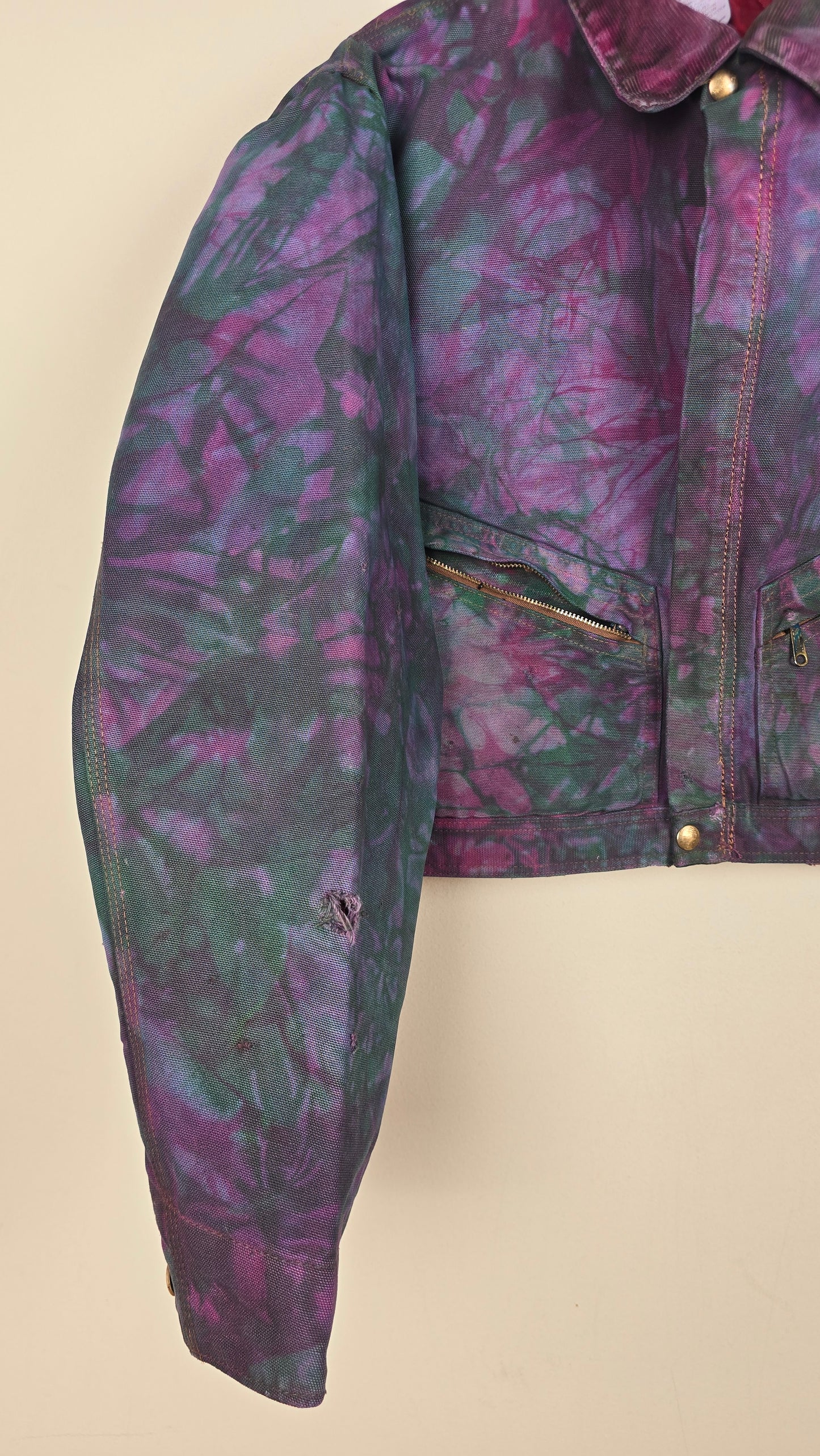 Vintage Carhartt X Detroit Cropped Jacket | Camo | Size M | 016