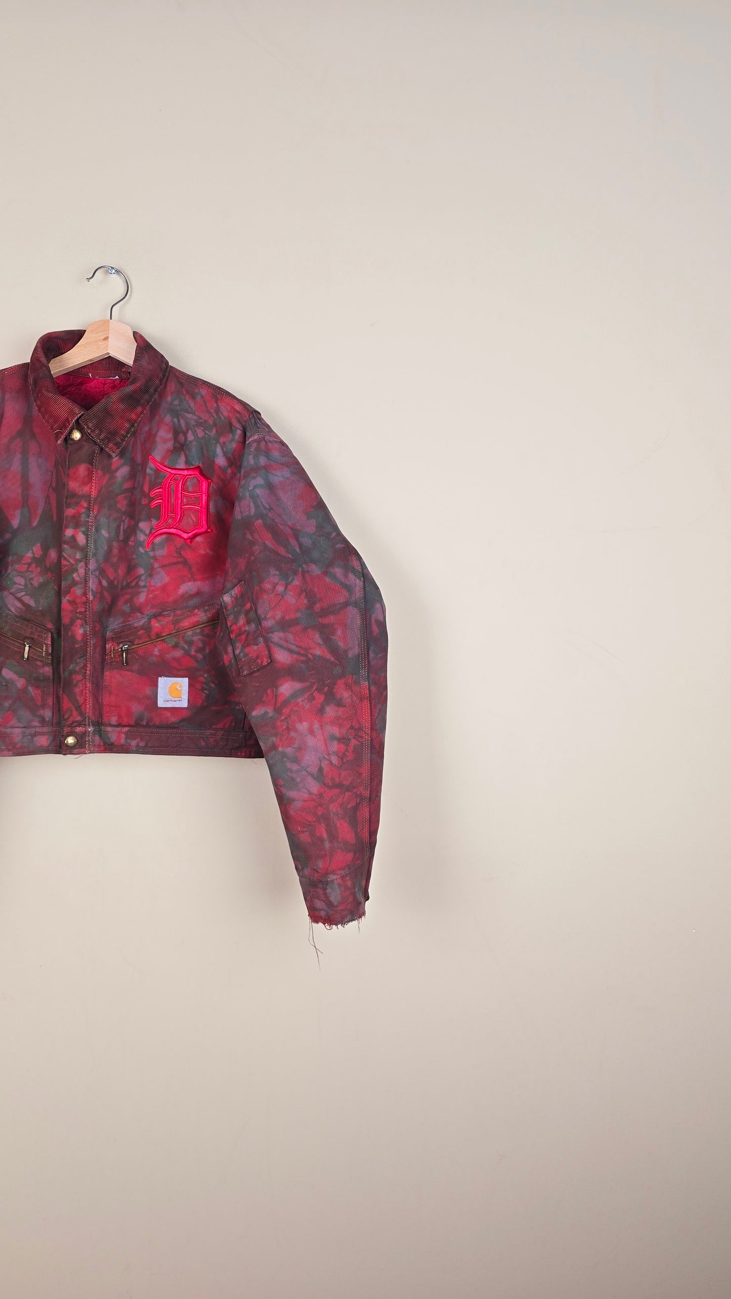 Vintage Carhartt X Detroit Cropped Jacket | Camo | Size M | 018