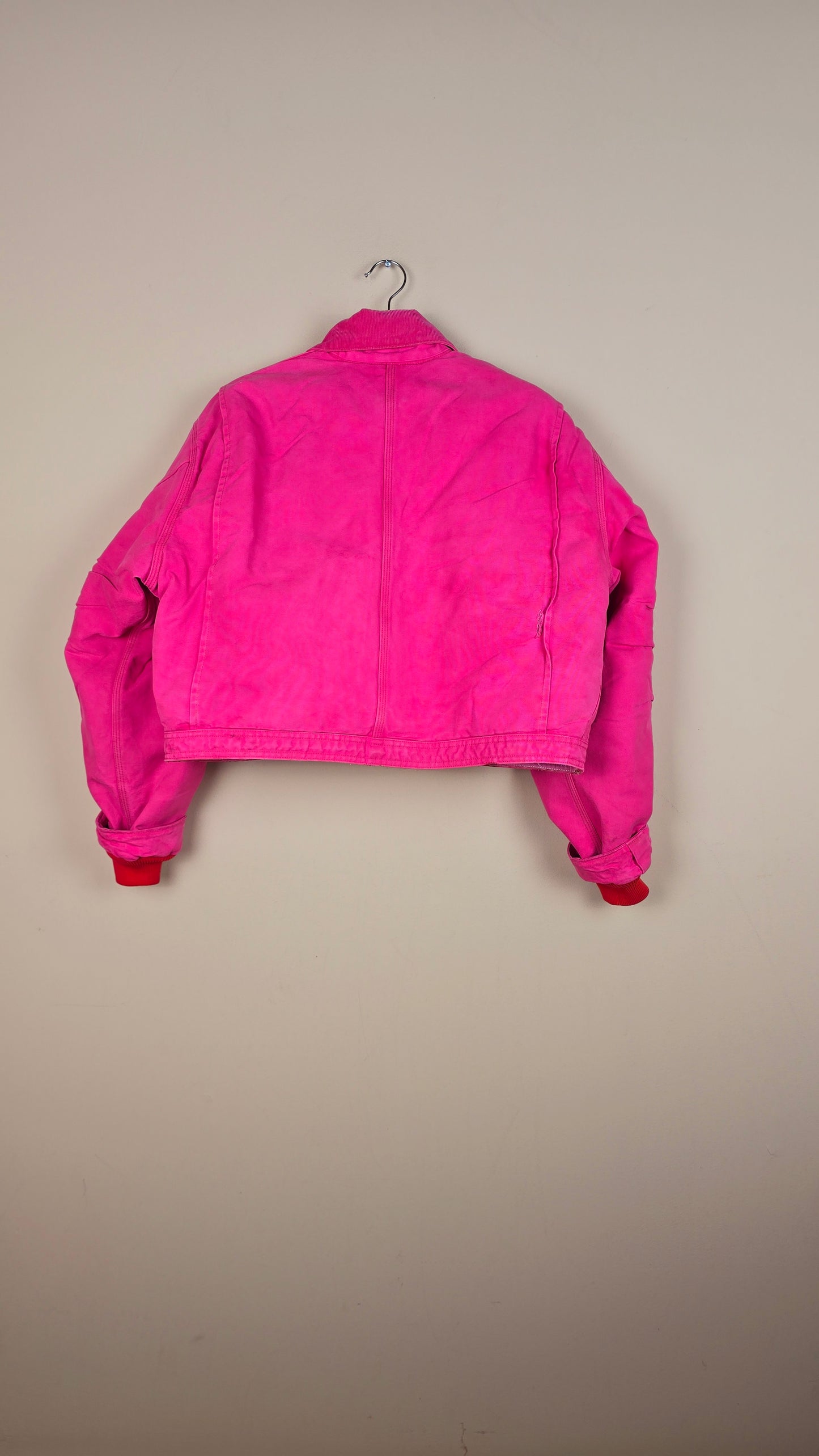 Vintage Carhartt X NY Yankees Cropped Jacket | Pink | Size M | 022