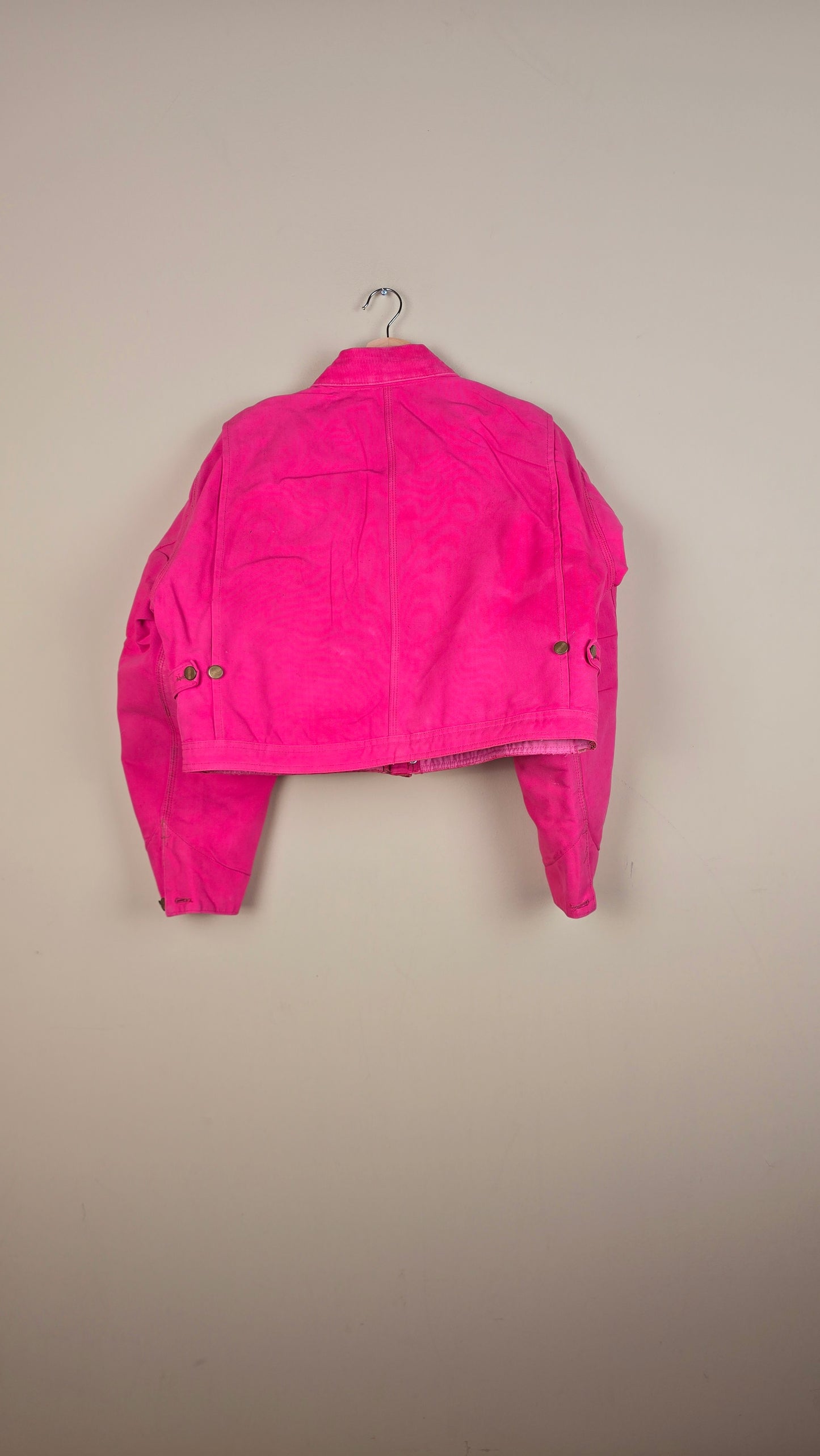 Vintage Carhartt X NY Yankees Cropped Jacket | Pink | Size M | 024