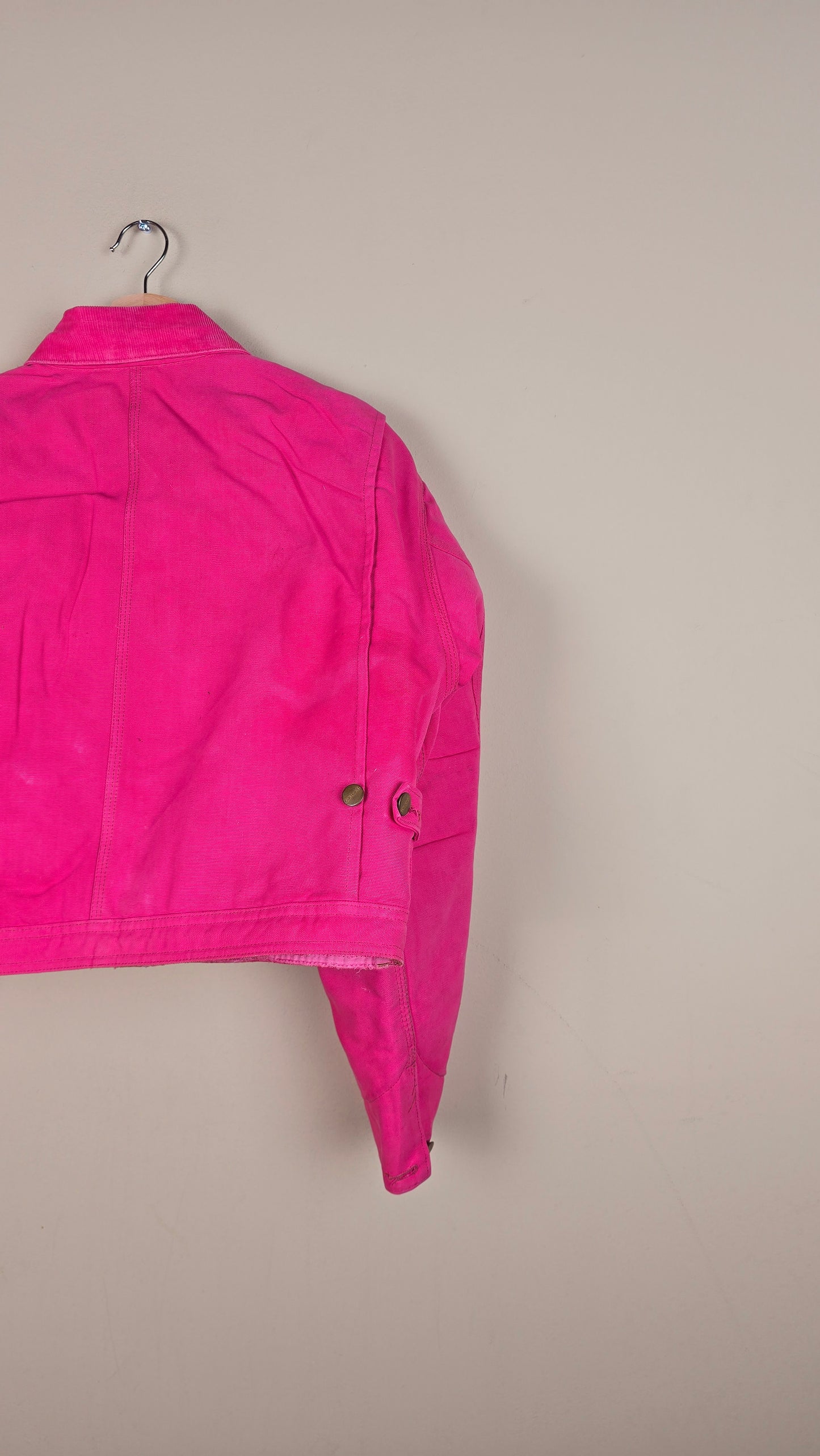 Vintage Carhartt X NY Yankees Cropped Jacket | Pink | Size M | 024