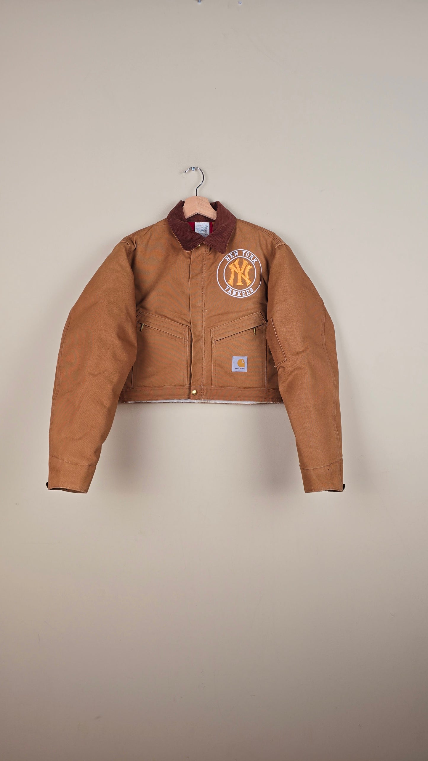 Vintage Carhartt X NY Yankees Cropped Jacket | Carton | Size S | 025