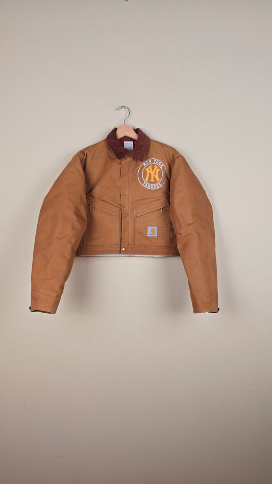 Vintage Carhartt X NY Yankees Cropped Jacket | Carton | Size S | 025