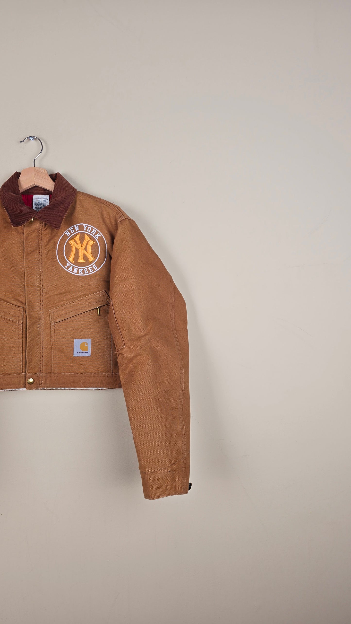 Vintage Carhartt X NY Yankees Cropped Jacket | Carton | Size S | 025