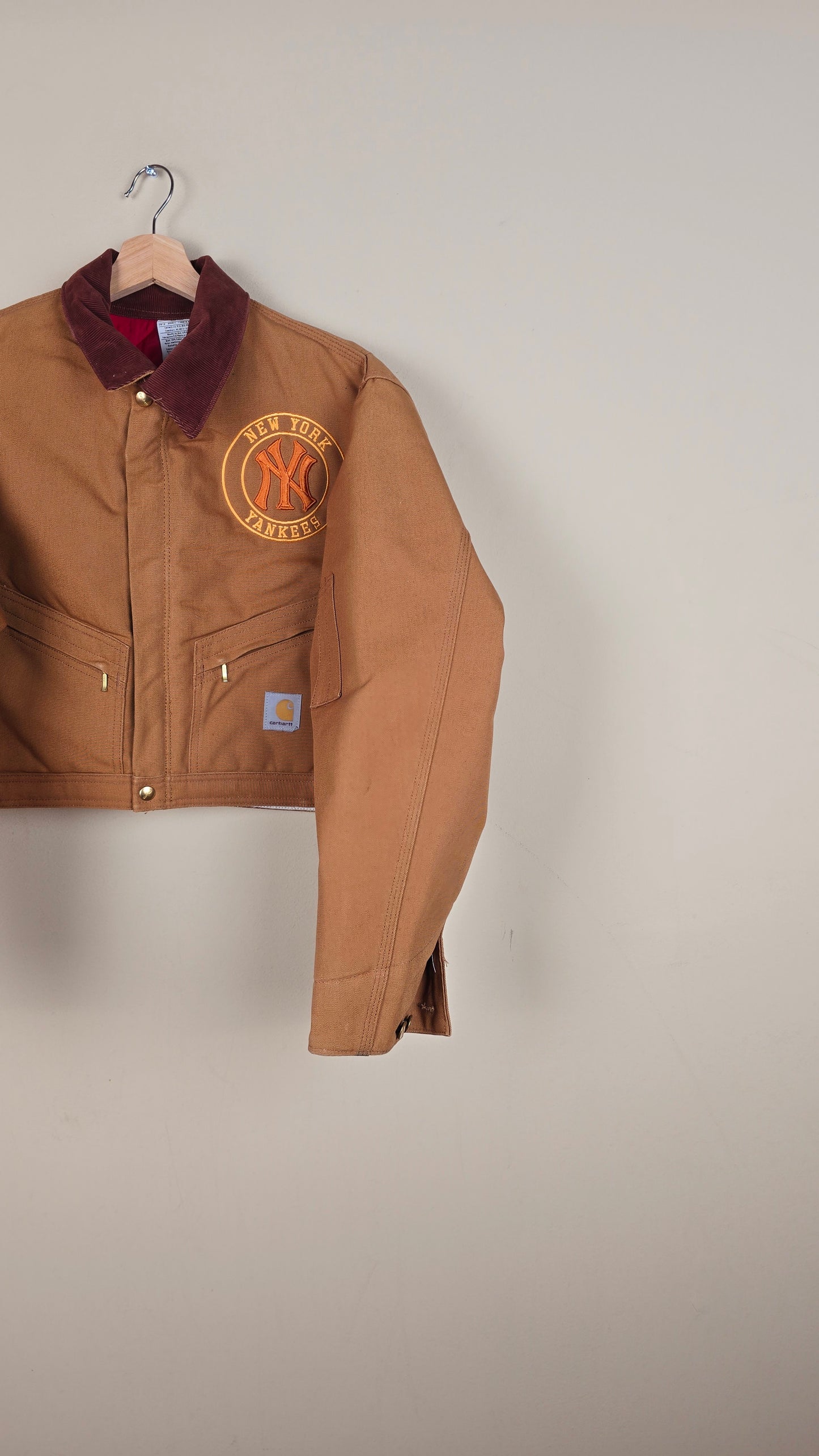 Vintage Carhartt X NY Yankees Cropped Jacket | Carton | Size M | 026