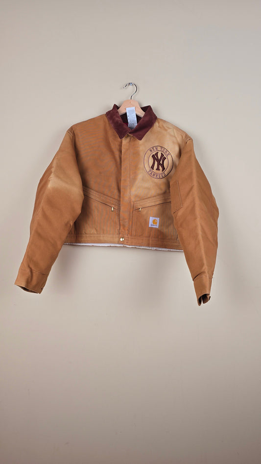Vintage Carhartt X NY Yankees Cropped Jacket | Carton | Size L | 027