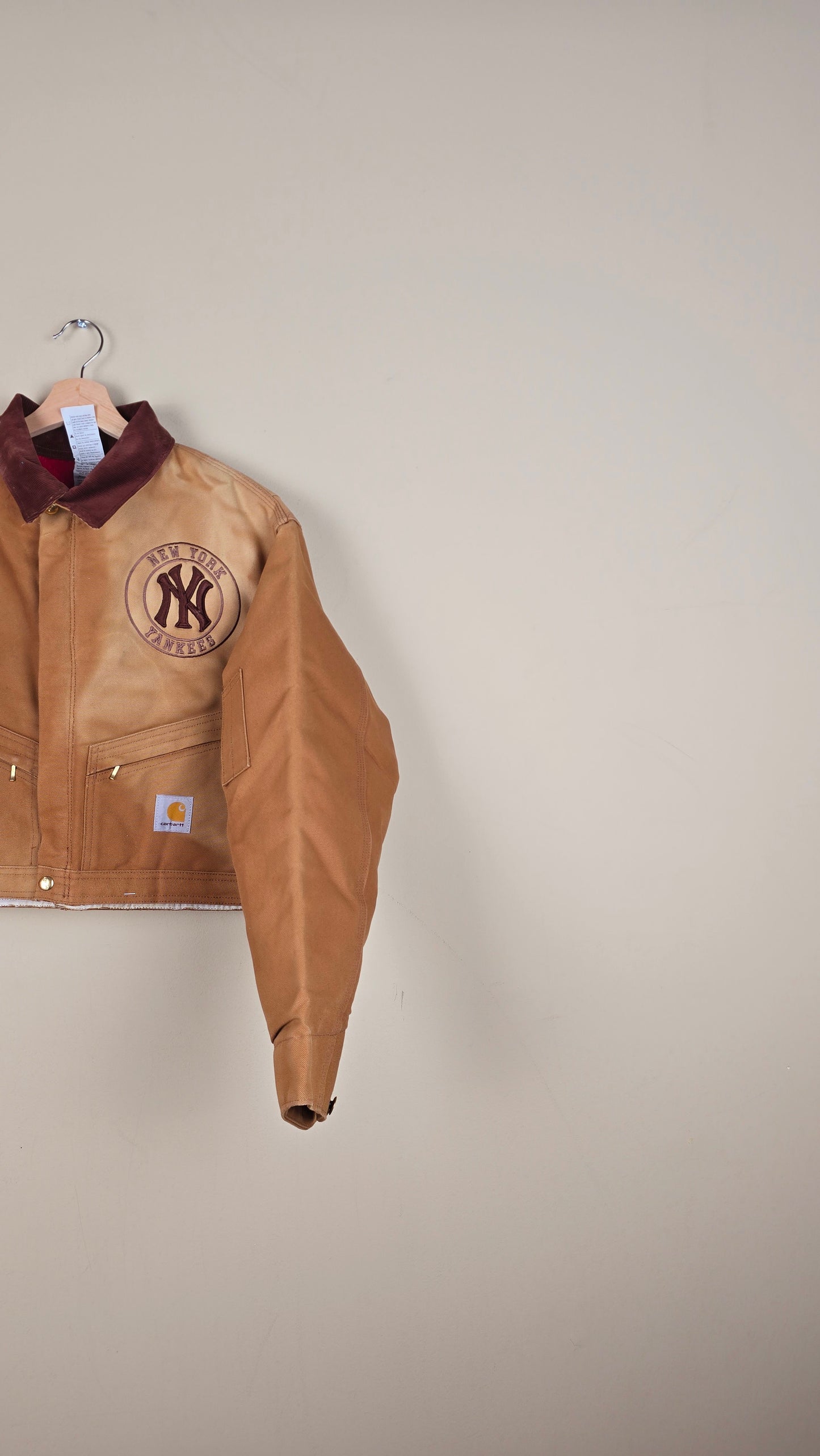 Vintage Carhartt X NY Yankees Cropped Jacket | Carton | Size L | 027