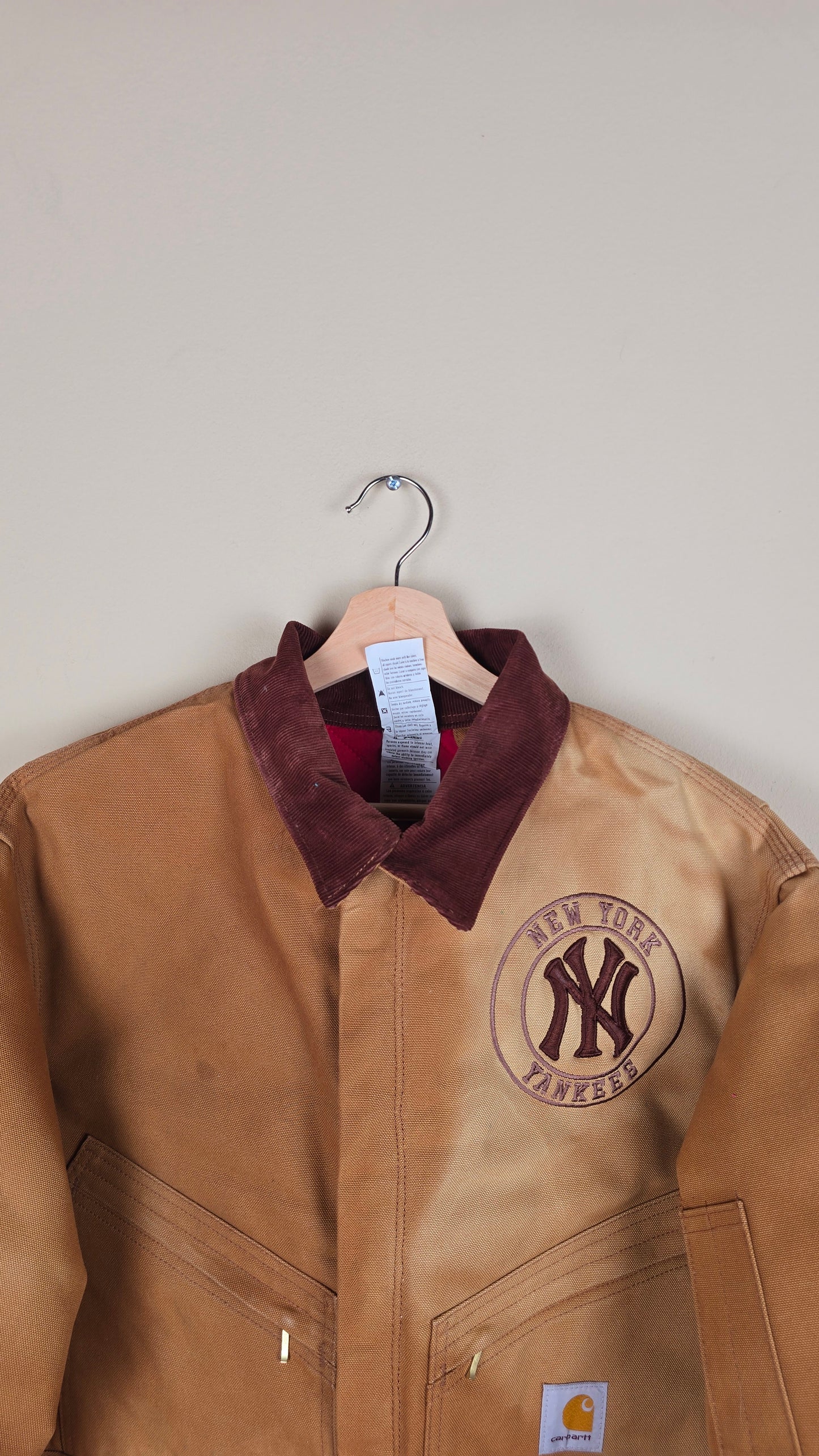 Vintage Carhartt X NY Yankees Cropped Jacket | Carton | Size L | 027