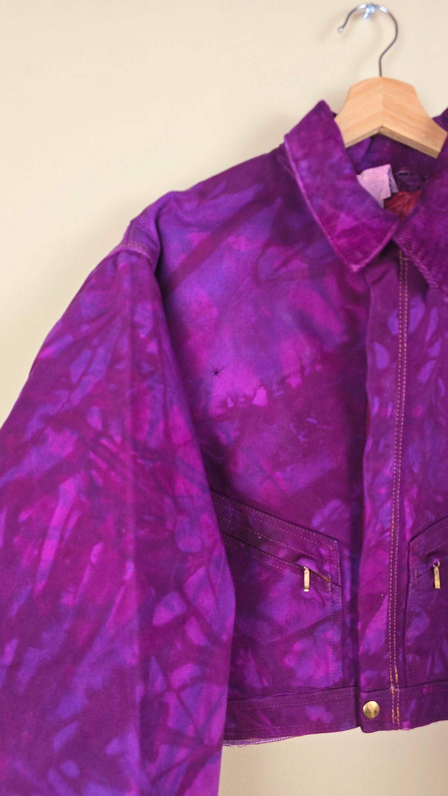 Vintage Carhartt X Detroit Cropped Jacket | Camo | Size L | 028