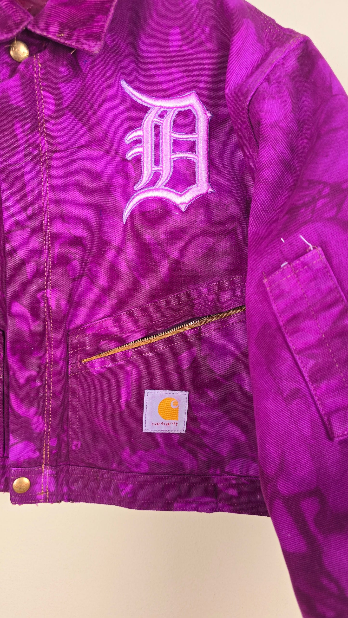 Vintage Carhartt X Detroit Cropped Jacket | Camo | Size M | 029