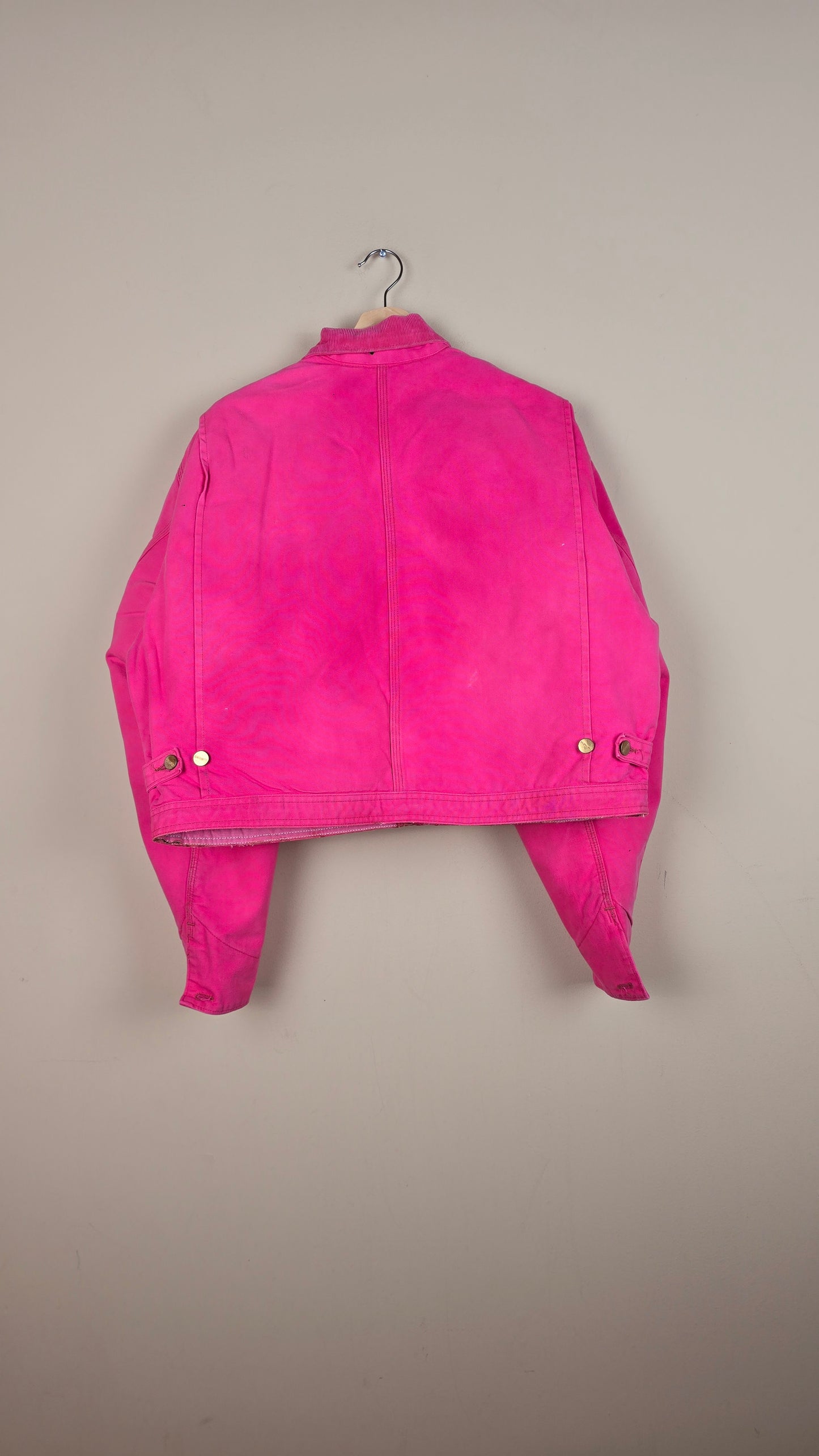 Vintage Carhartt X NY Yankees Cropped Jacket | Pink | Size L | 031