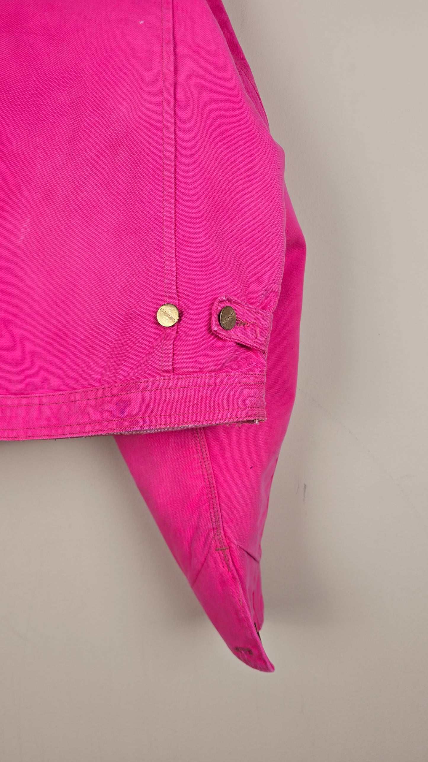 Vintage Carhartt X NY Yankees Cropped Jacket | Pink | Size L | 031