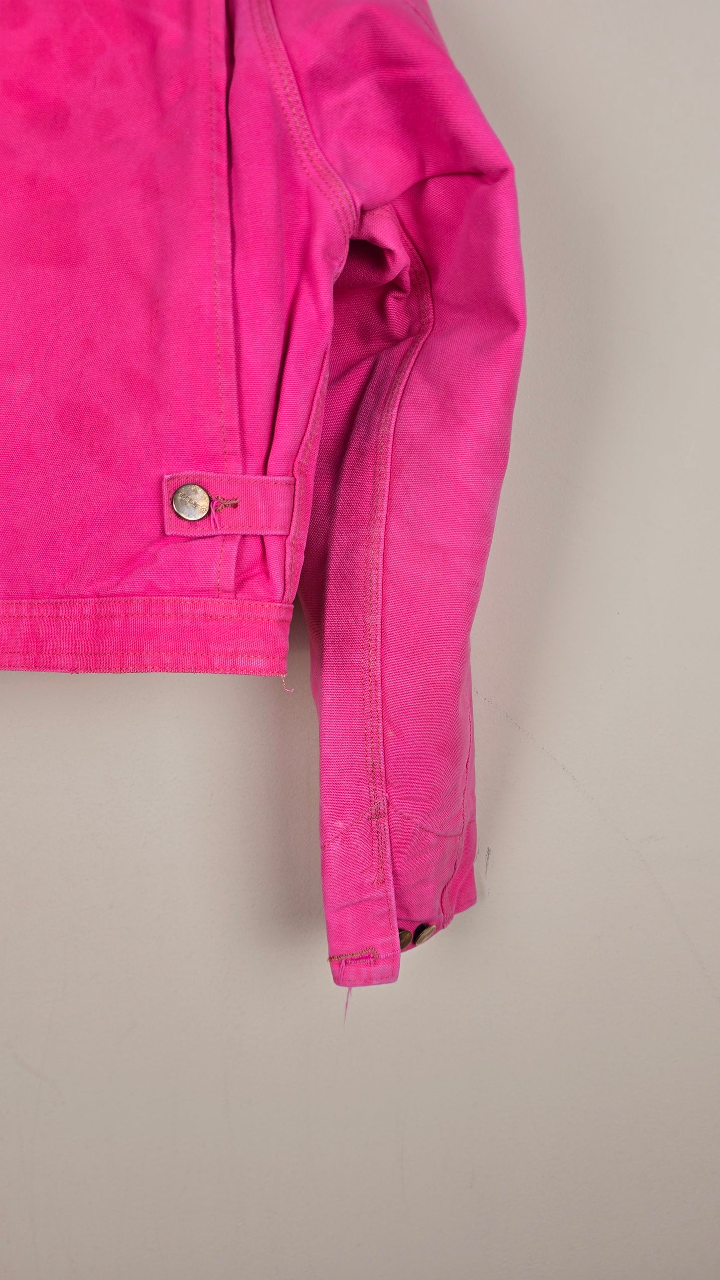 Vintage Carhartt X NY Yankees Cropped Jacket | Pink | Size S | 032