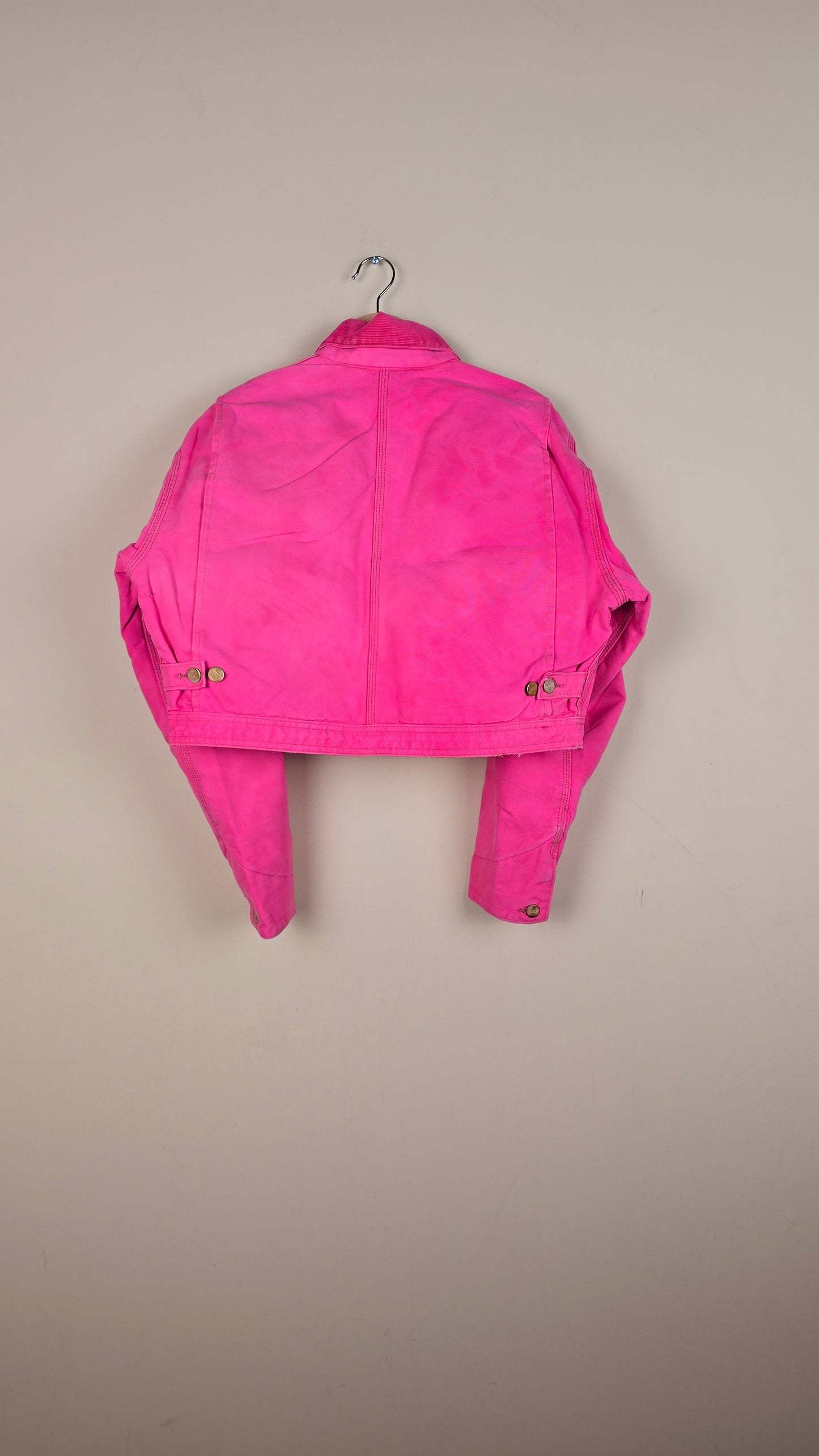 Vintage Carhartt X NY Yankees Cropped Jacket | Pink | Size S | 034