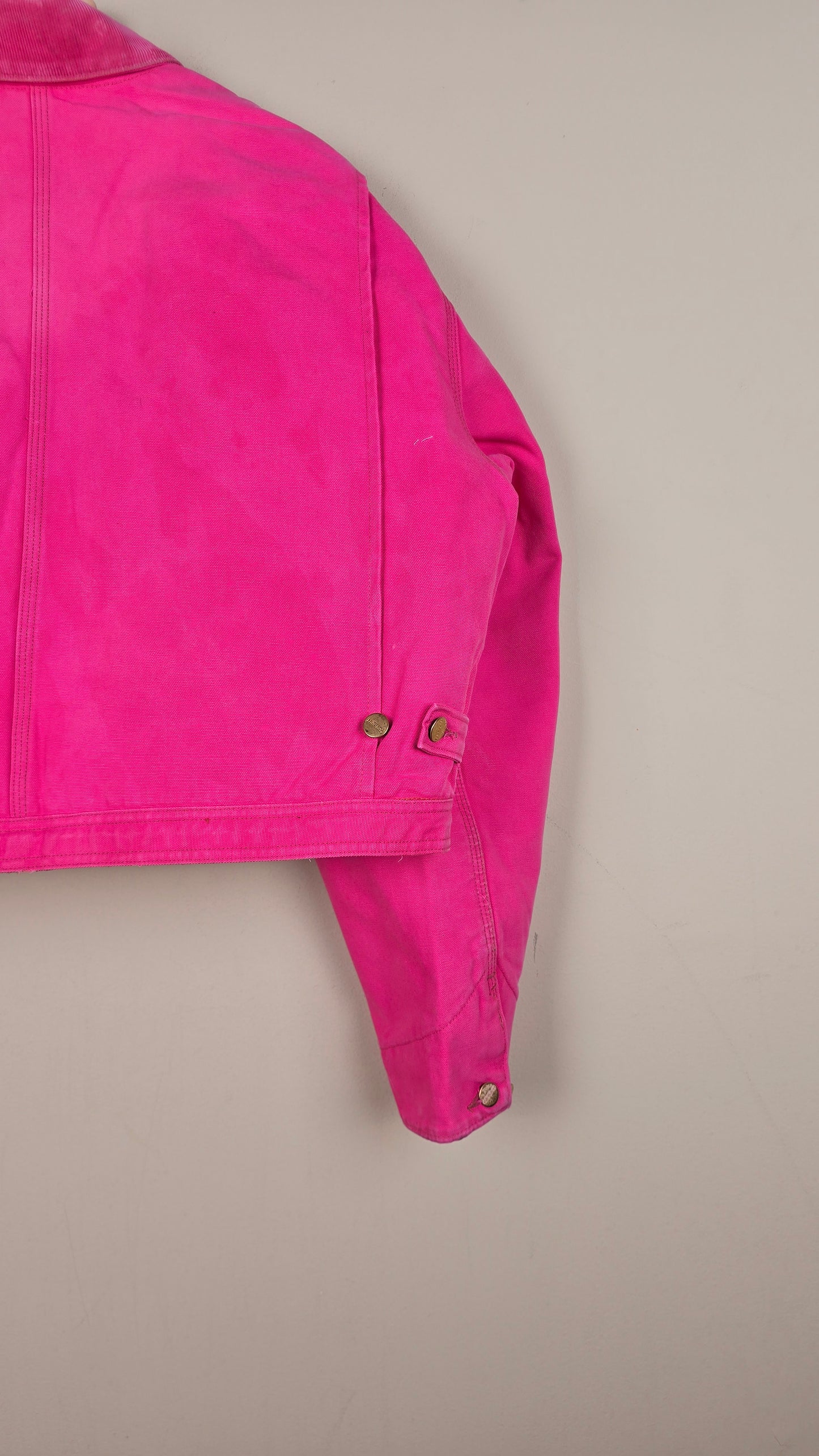 Vintage Carhartt X NY Yankees Cropped Jacket | Pink | Size L | 035