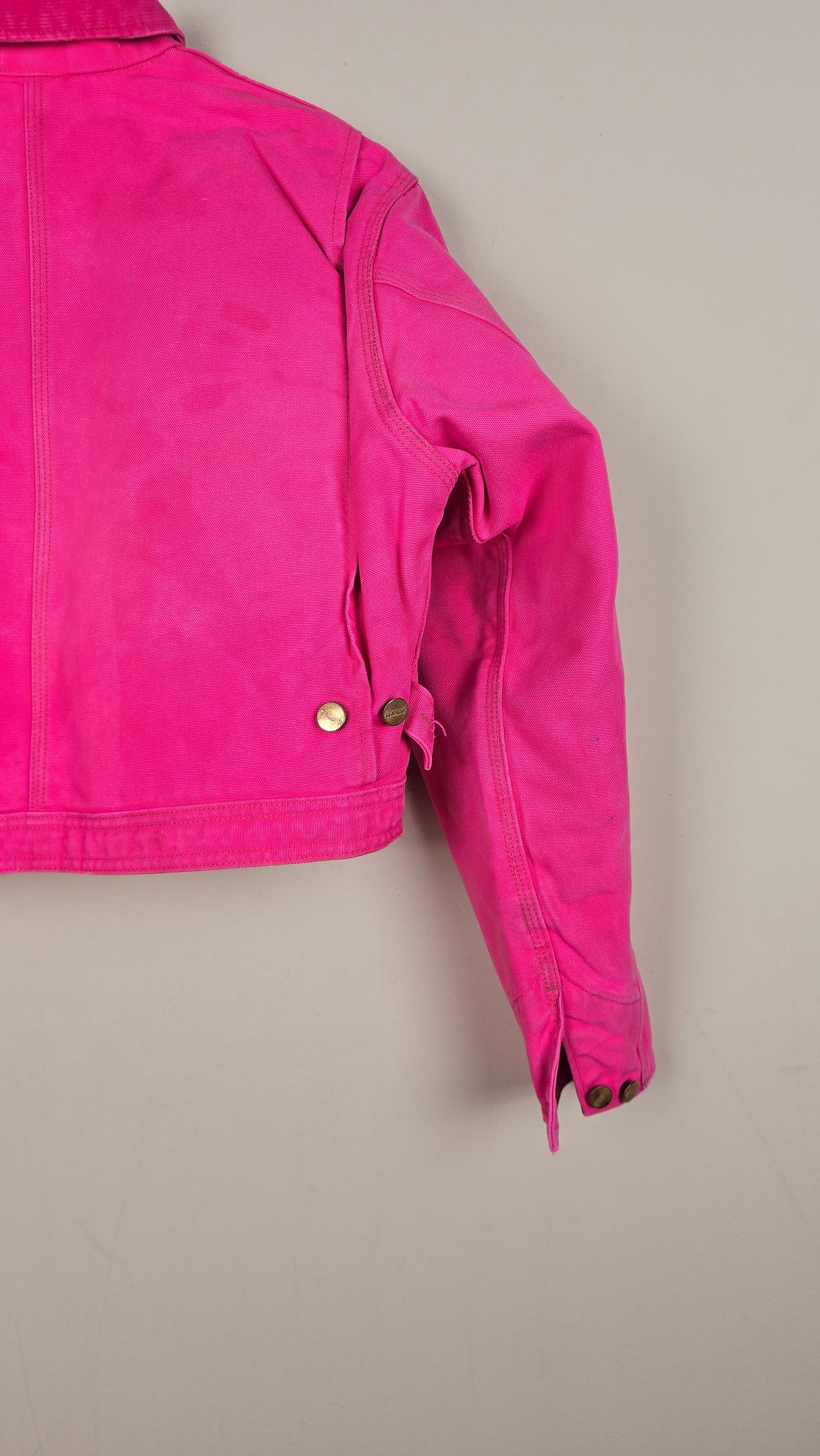 Vintage Carhartt X NY Yankees Cropped Jacket | Pink | Size S | 036