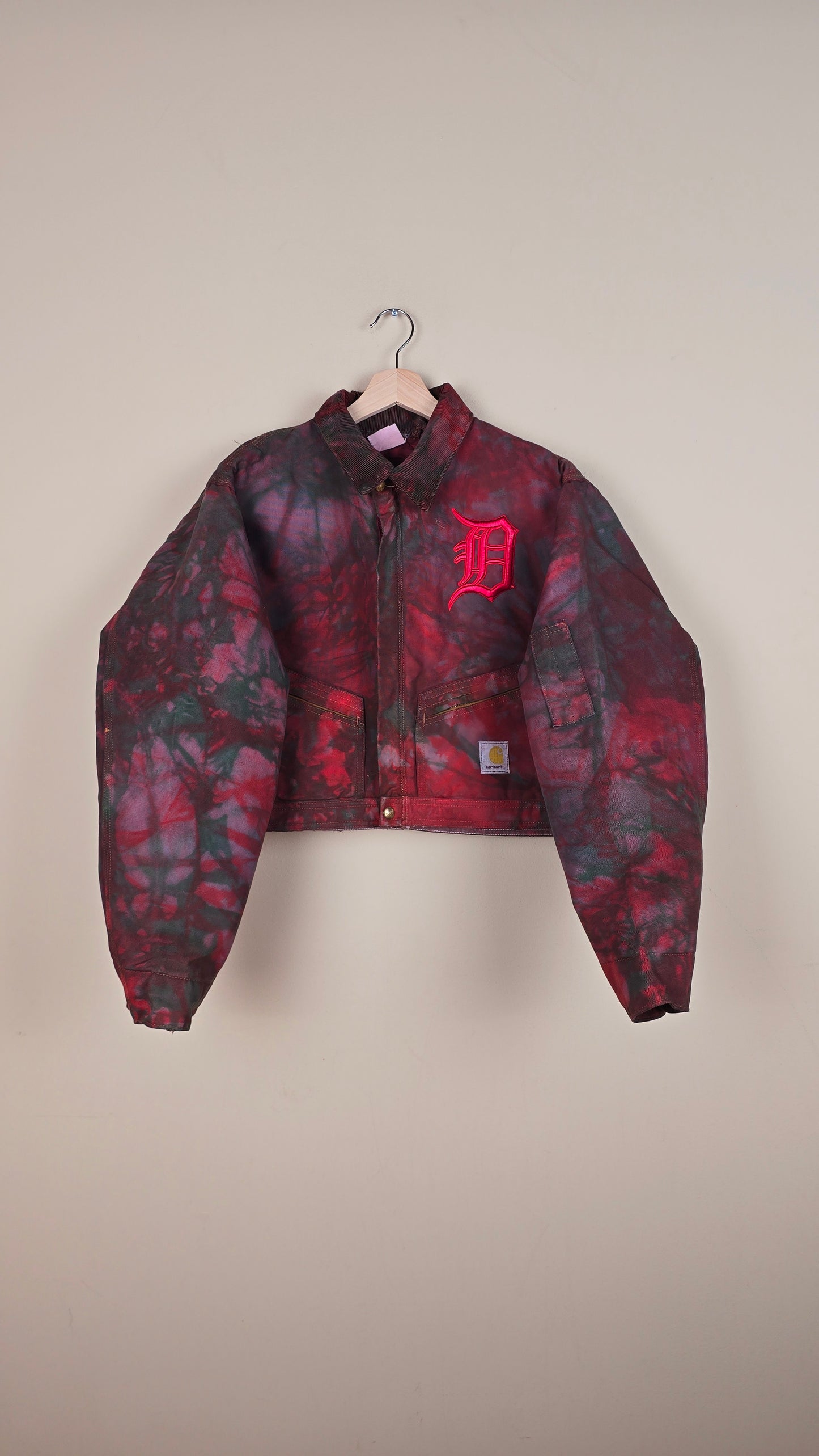 Vintage Carhartt X Detroit Cropped Jacket | Camo | Size M | 044