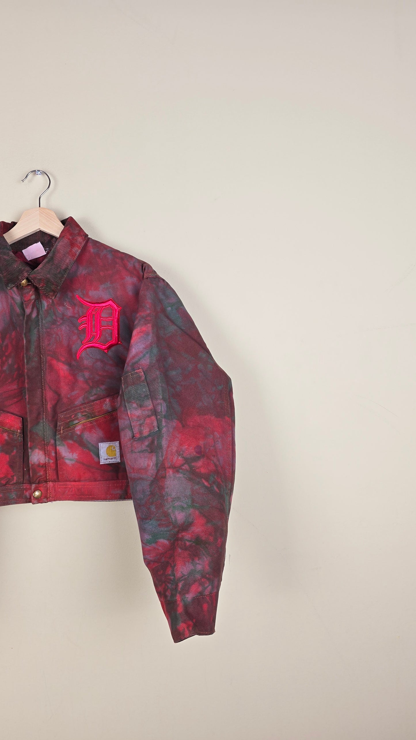 Vintage Carhartt X Detroit Cropped Jacket | Camo | Size M | 044