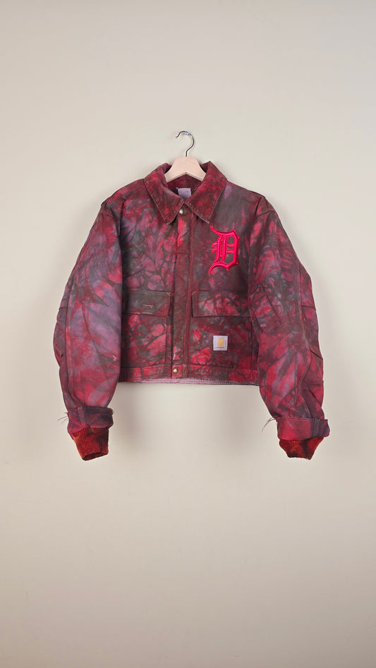 Vintage Carhartt X Detroit Cropped Jacket | Camo | Size l | 045