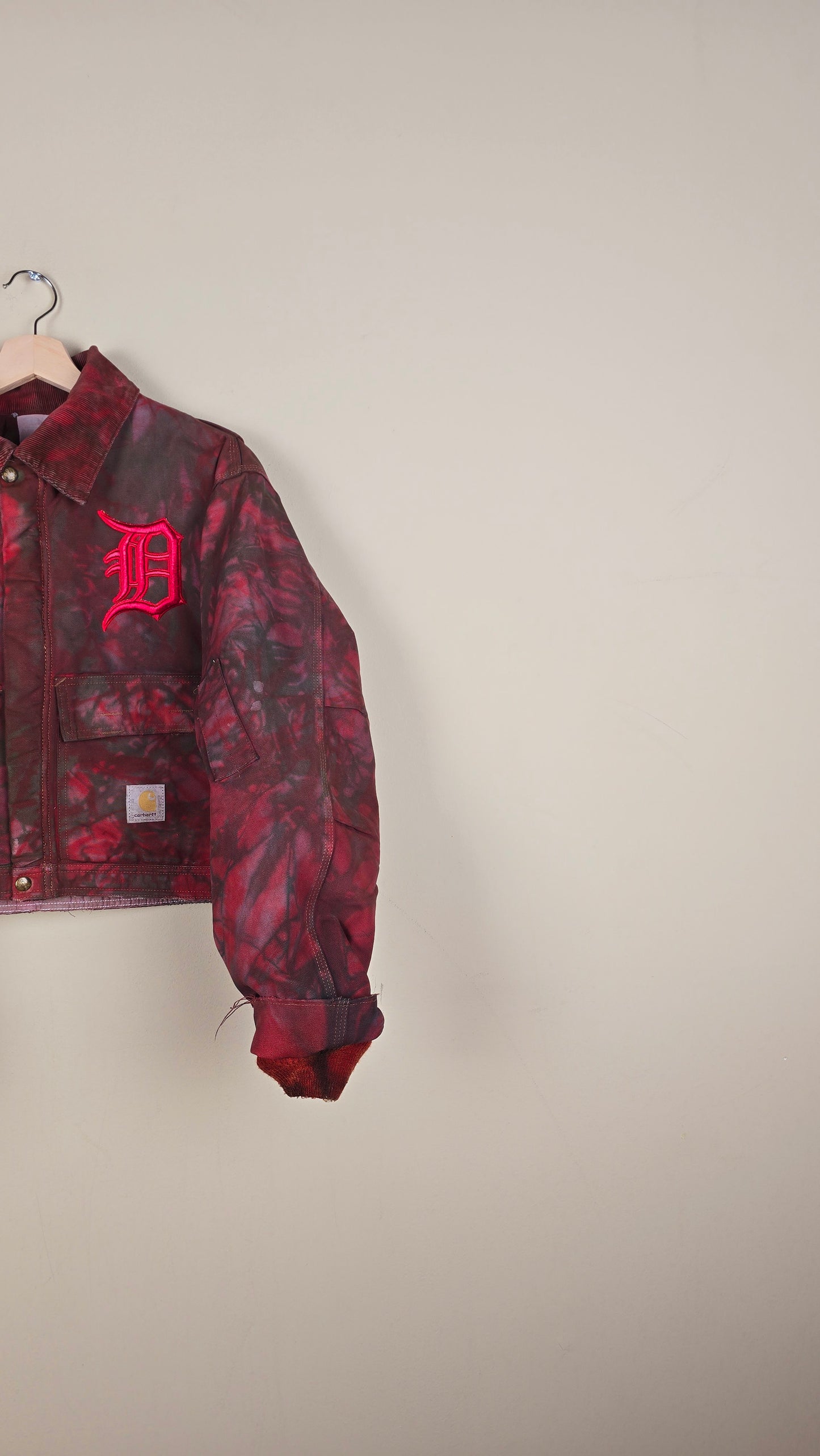 Vintage Carhartt X Detroit Cropped Jacket | Camo | Size l | 045