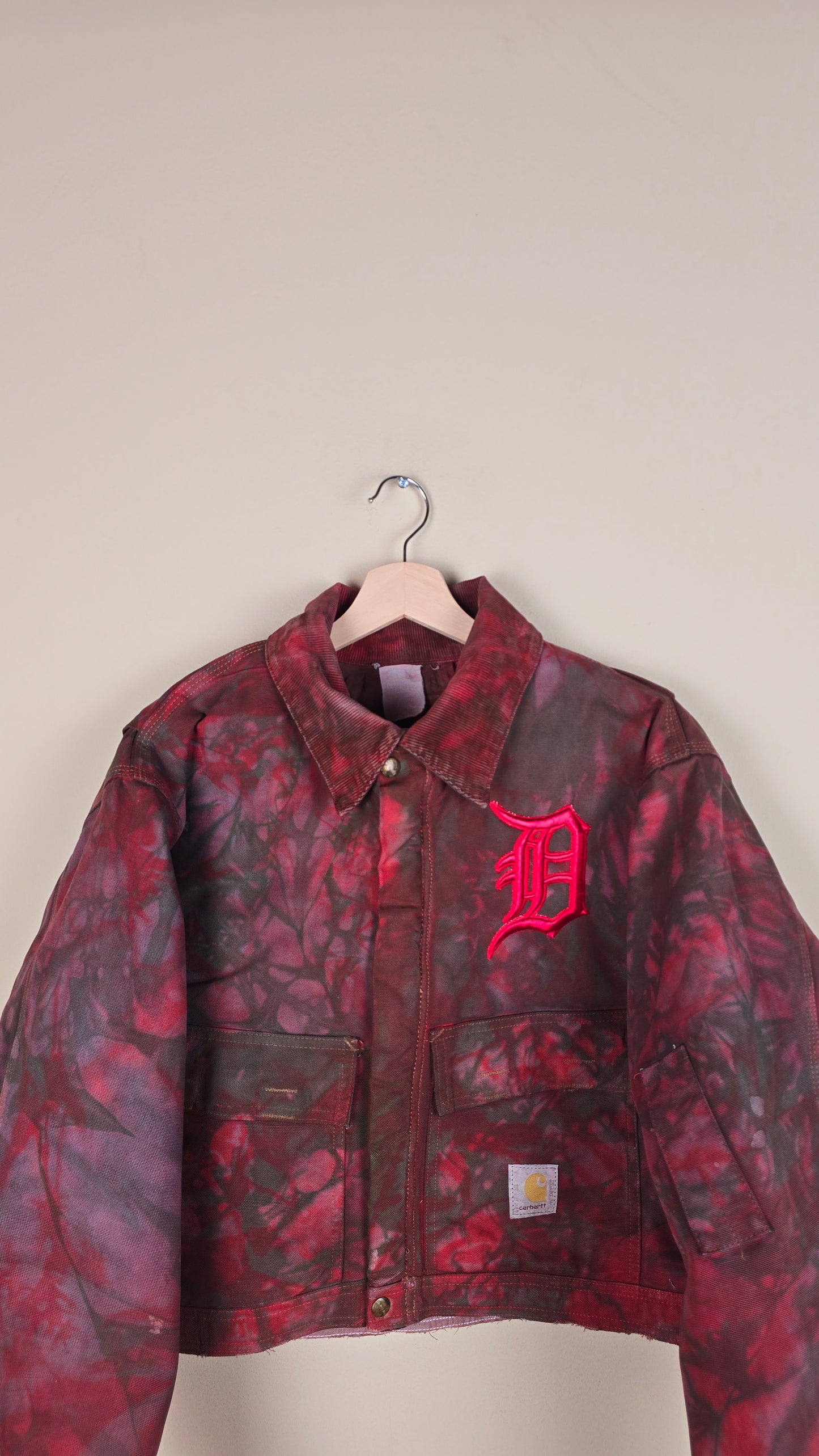 Vintage Carhartt X Detroit Cropped Jacket | Camo | Size l | 045