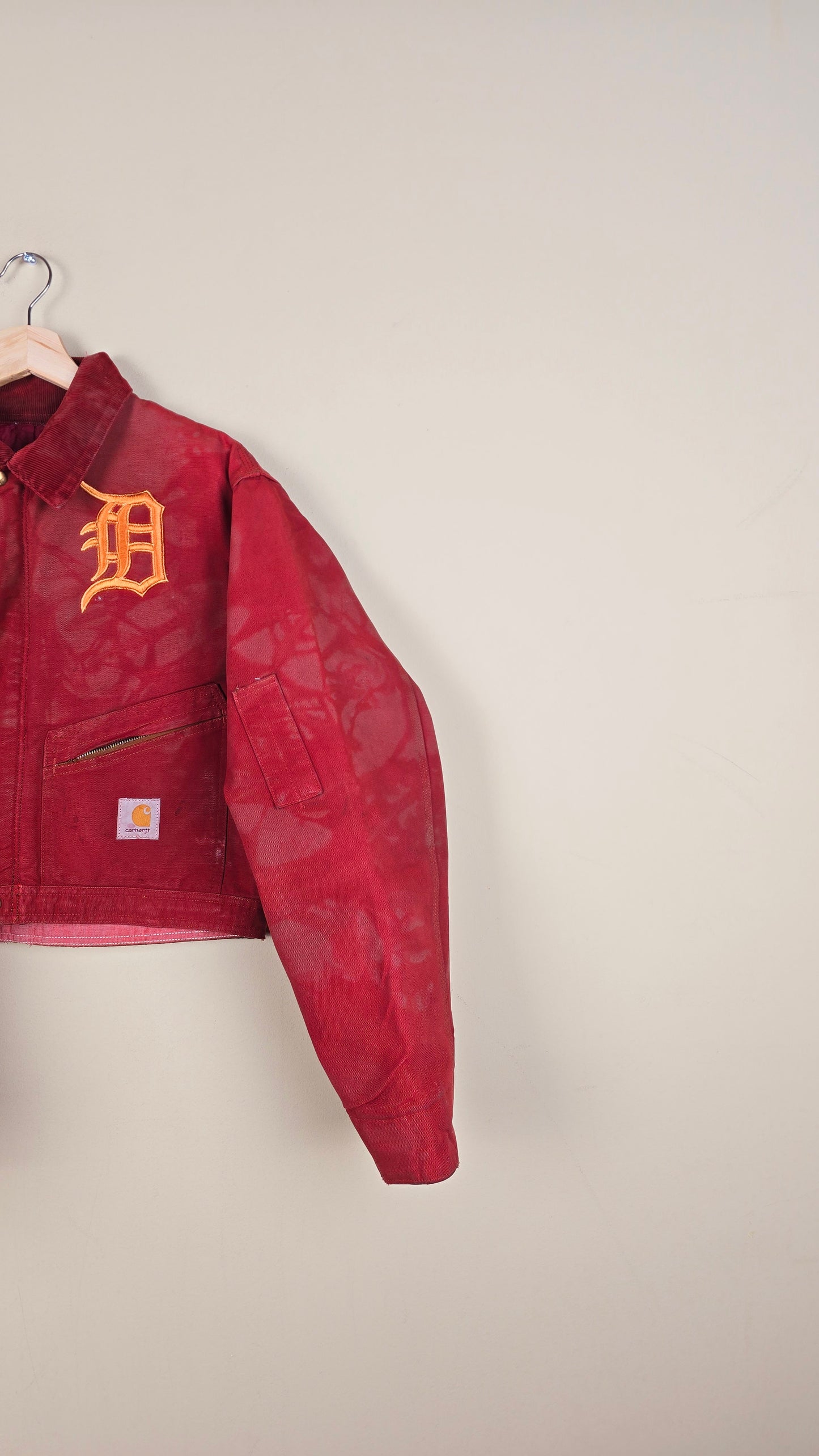 Vintage Carhartt X Detroit Cropped Jacket | Camo | Size S | 046